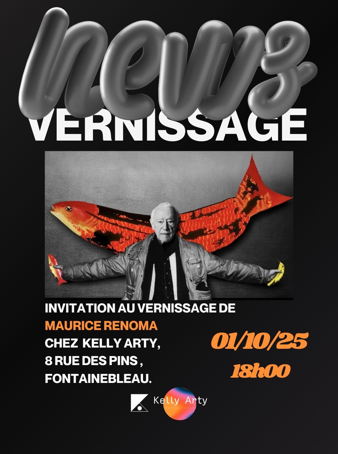 Invitation Soirée POP! avec Maurice Renoma