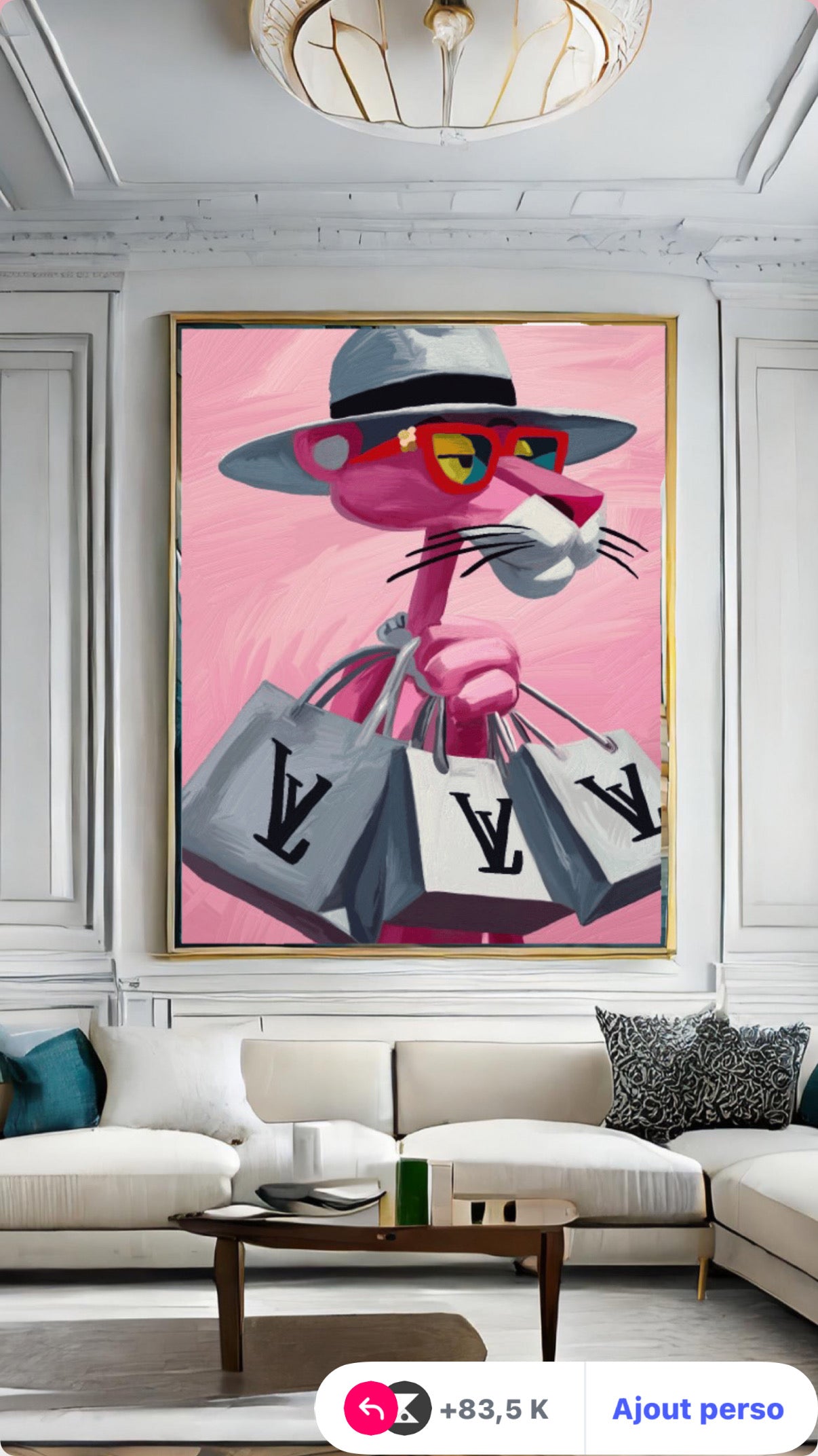 Giovanna Gil Alves - La panthère rose et LV