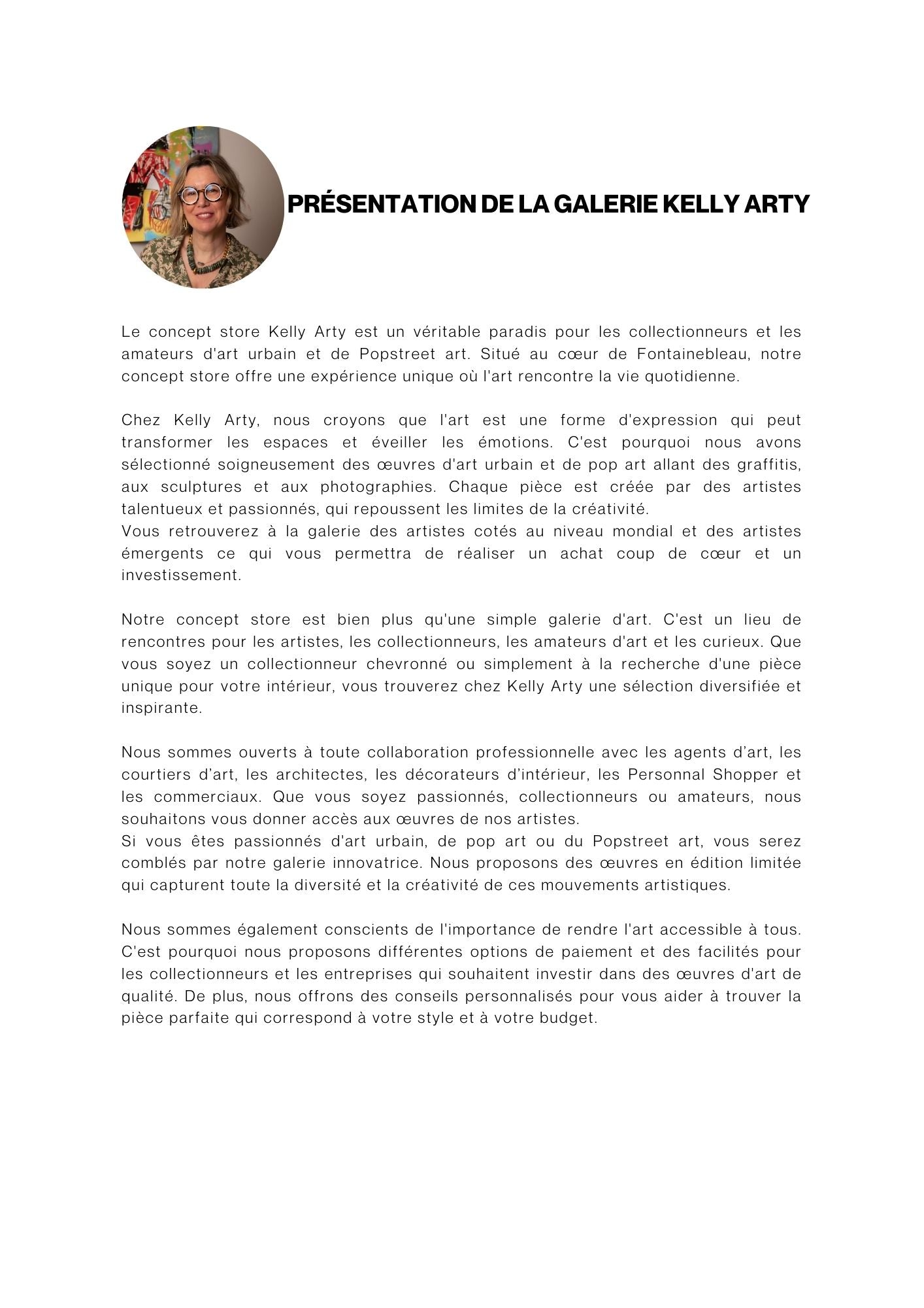 Catalogue Pop street art Kelly Arty