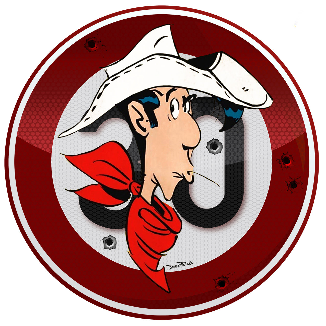 Brain Roy Banksy Lucky Luke