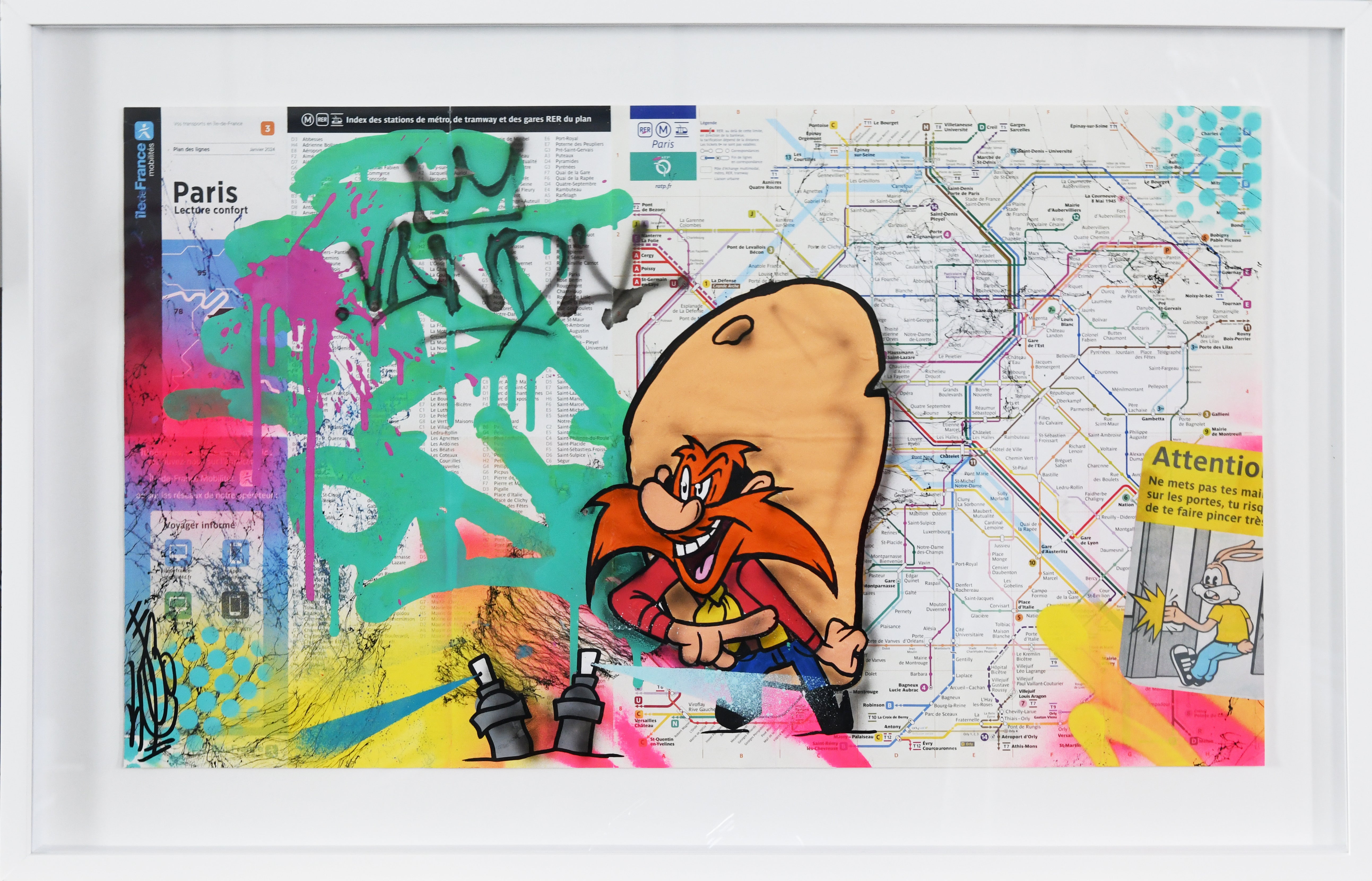 FAT- Plan de métro Yosemite Sam Bugs Bunny