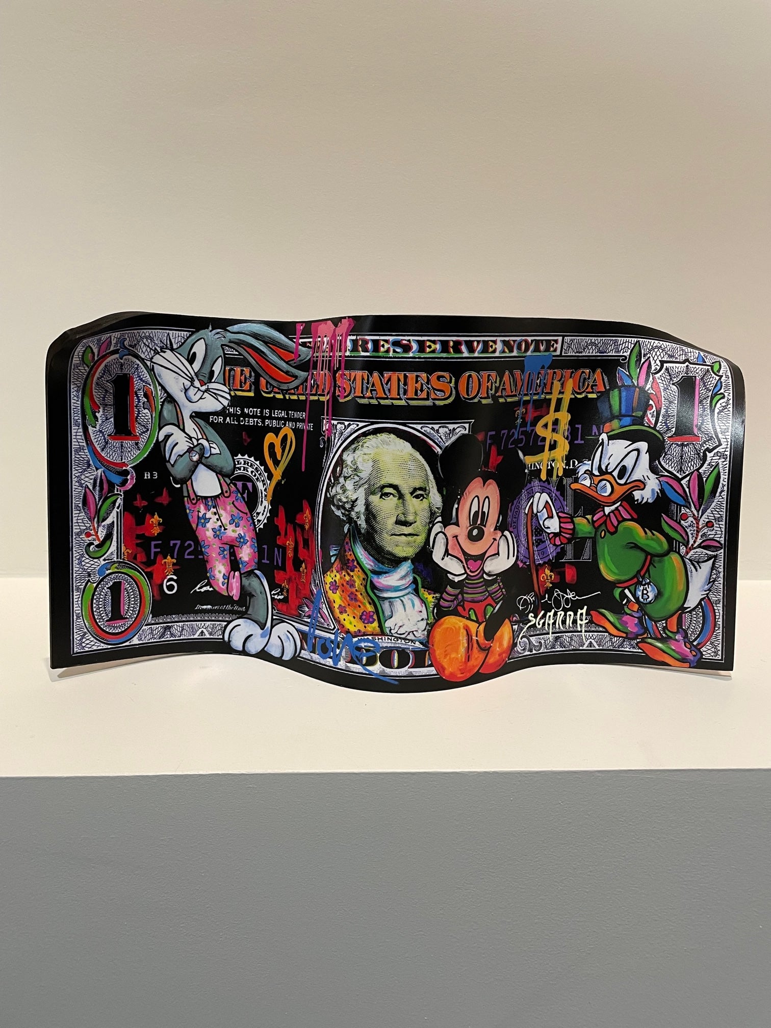 Robert Sgarra Dollars Bunny - Mickey- Picsou