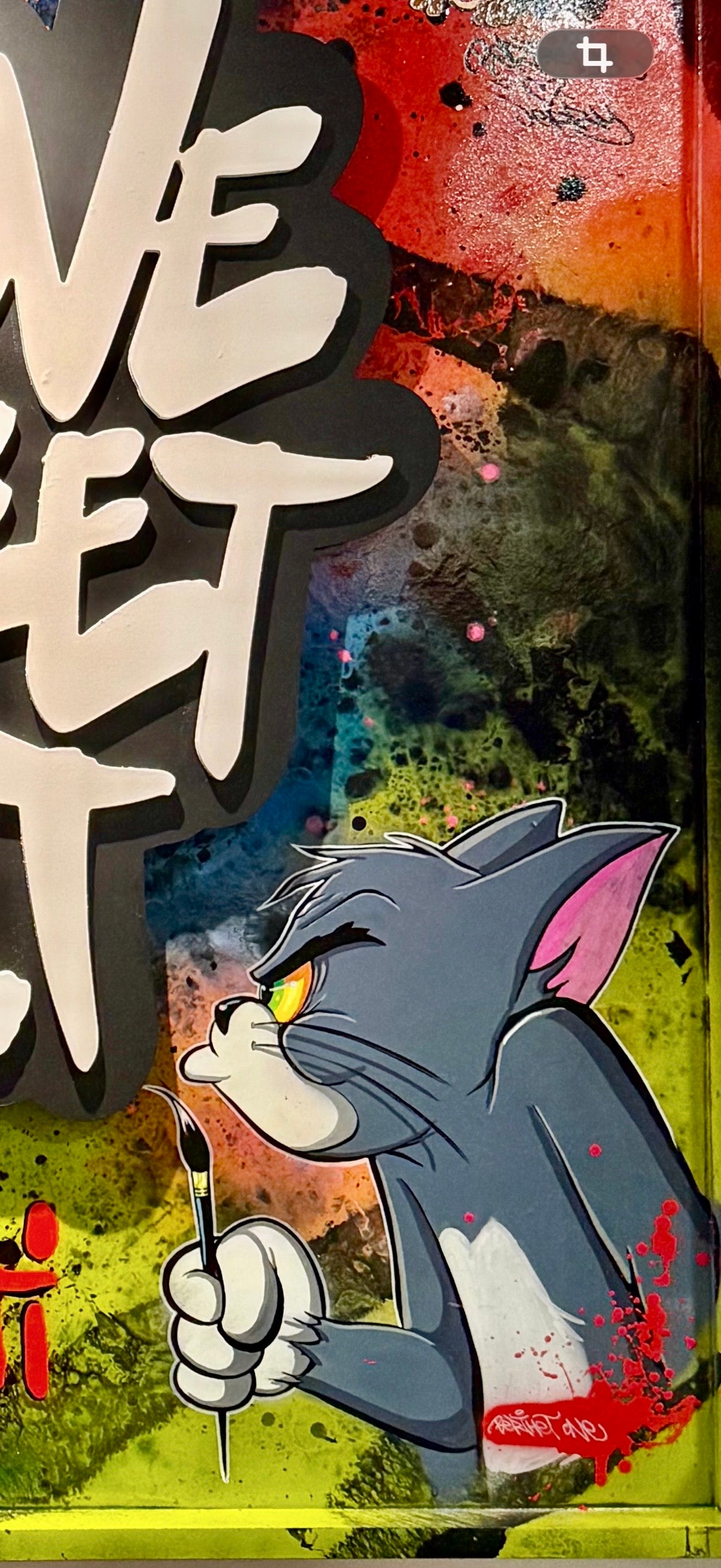 BERTHET ONE - Tom et Jerry Graffiti VS Street Art