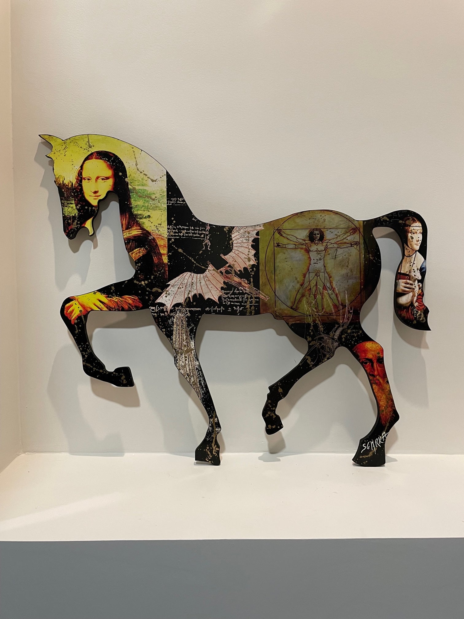 Robert Sgarra Le cheval de Leonardo da Vinci