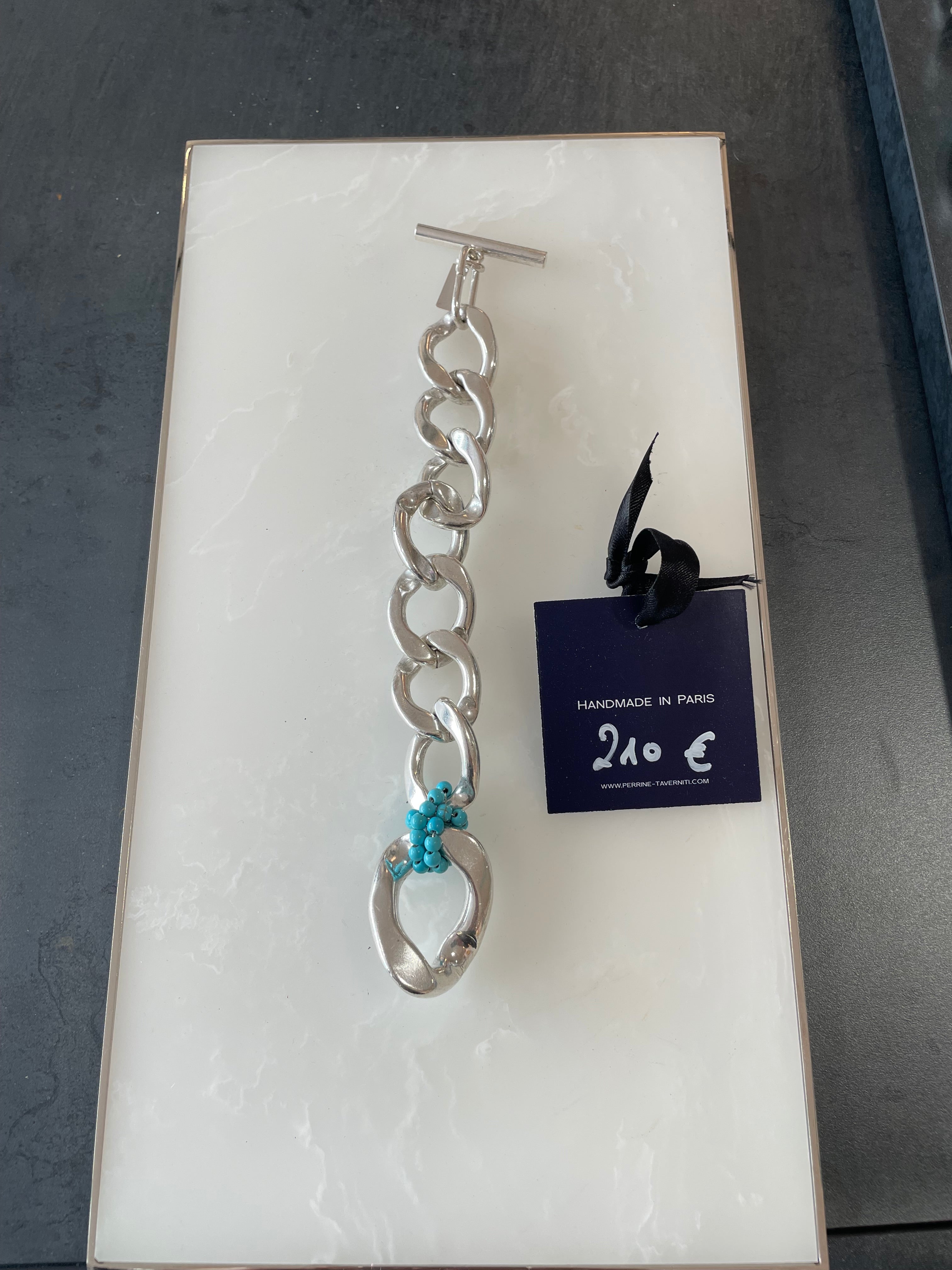 Perrine Taverniti Bracelet Babylone Turquoise