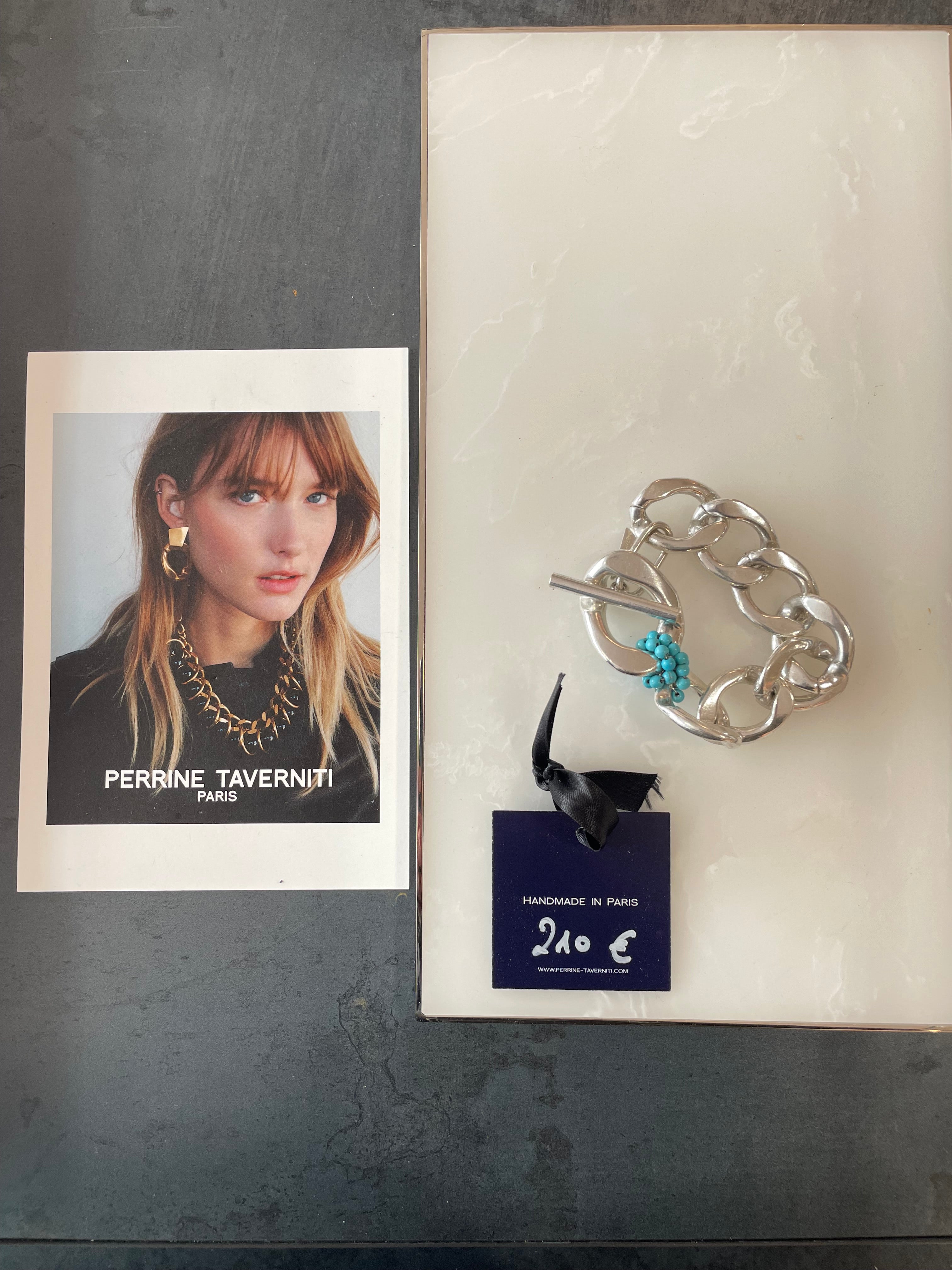 Perrine Taverniti Bracelet Babylone Turquoise