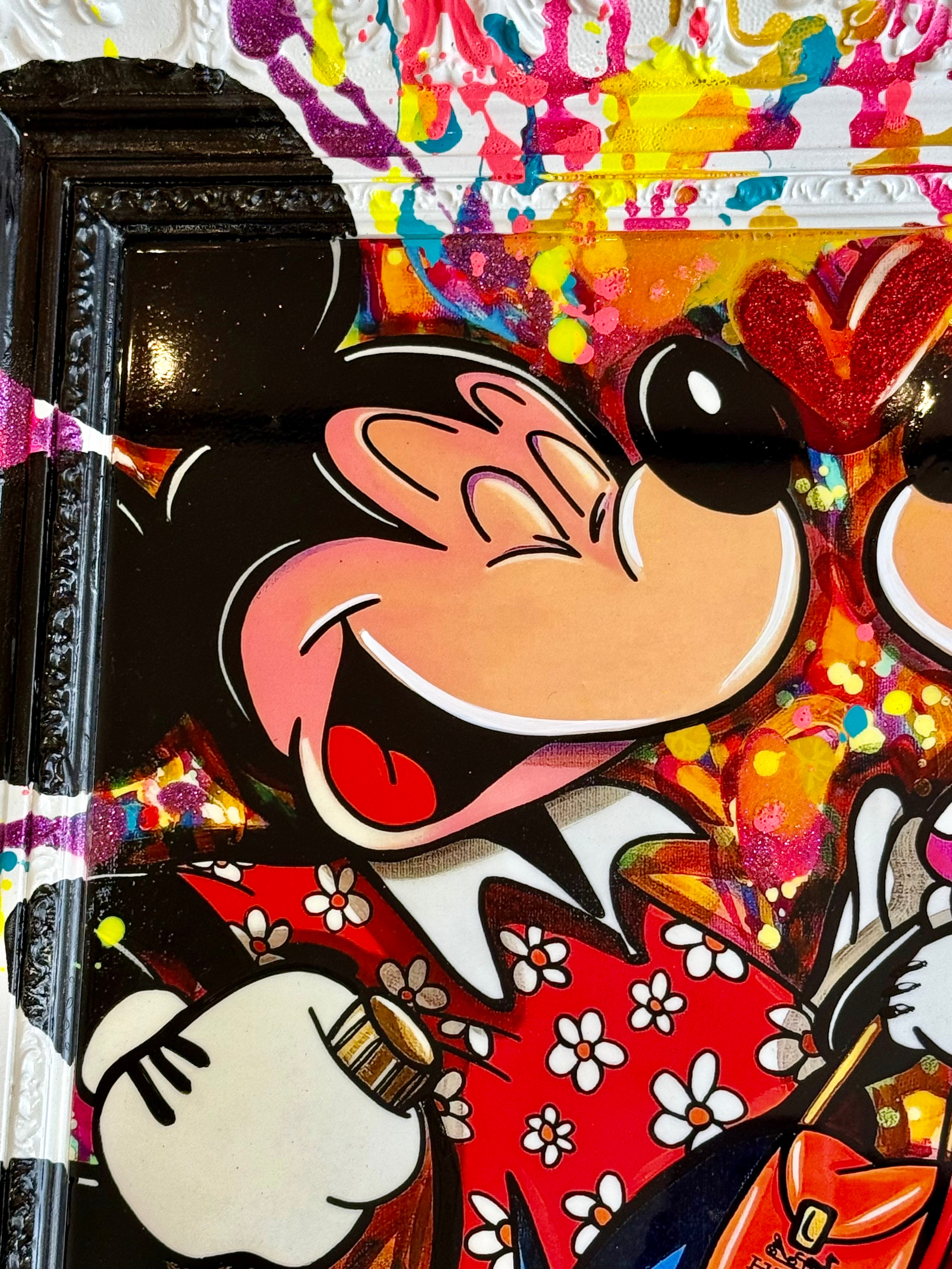 Eddy Vitalone Life is Champagne & shopping Mickey Minnie