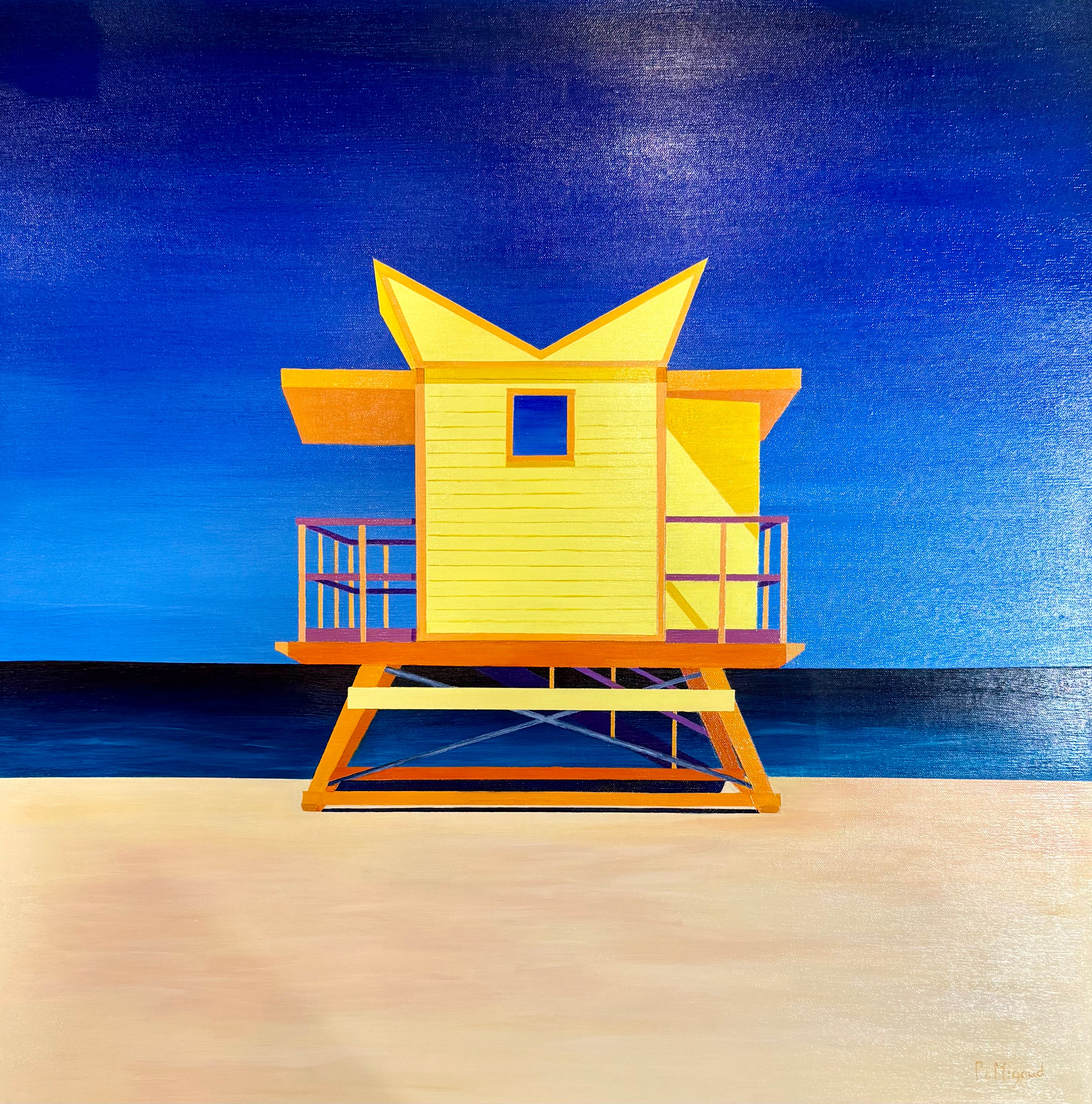 Béatrice Migaud - Cabane Miami jaune