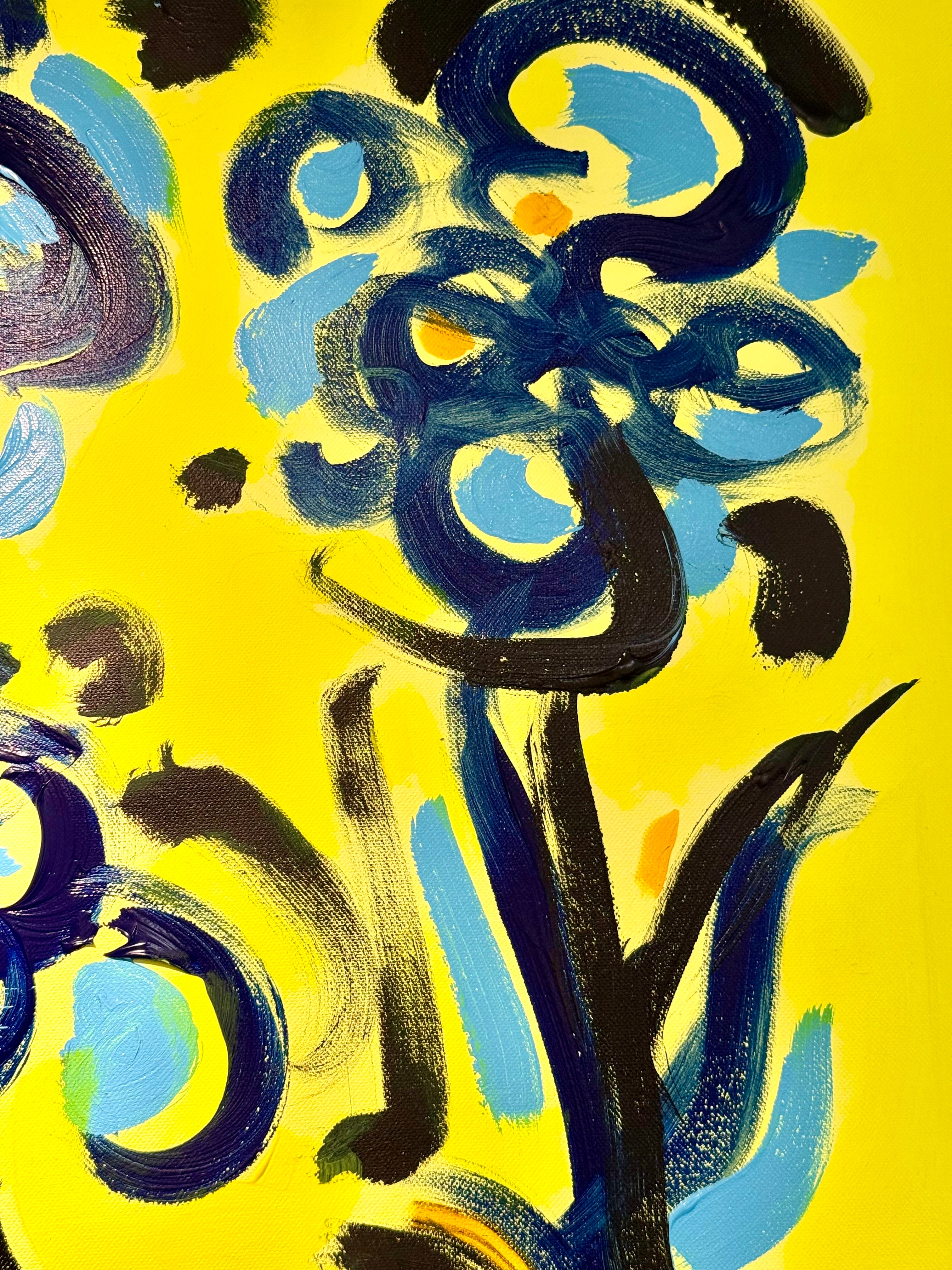 François-Olivier Nolorgues-Fleurs bleu Jazz