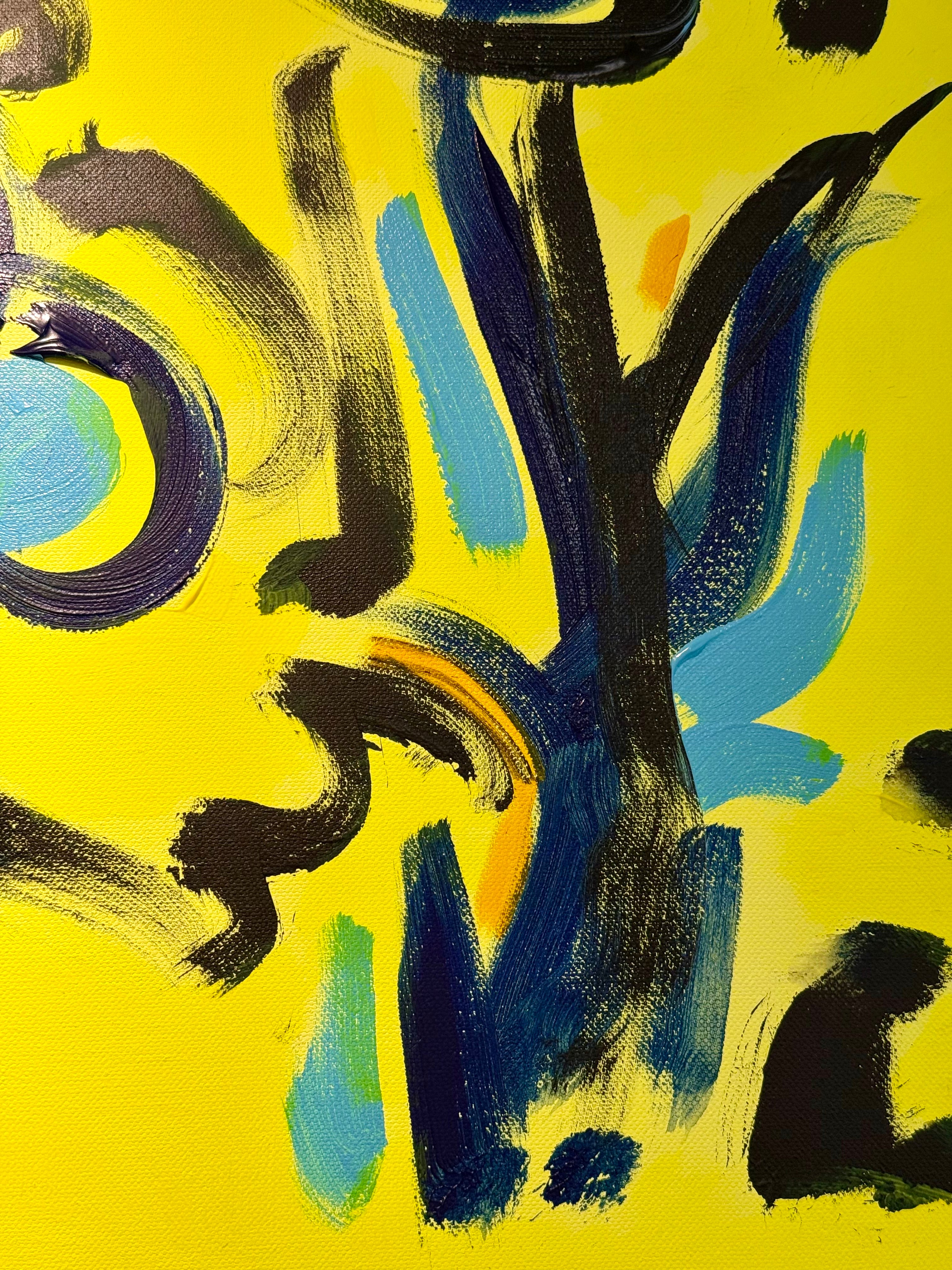 François-Olivier Nolorgues-Fleurs bleu Jazz