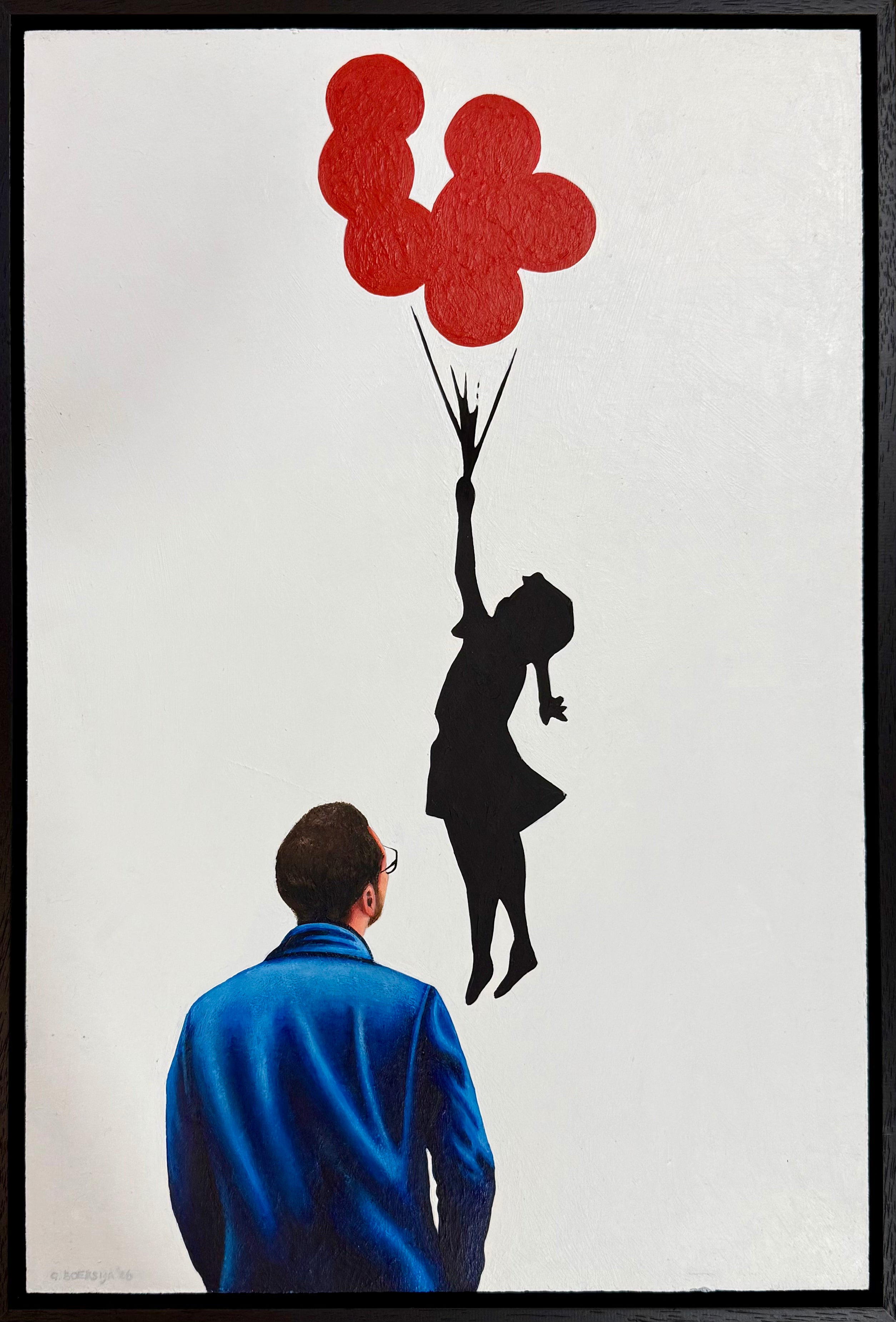 Gérard Boersma Flying balloon girl
