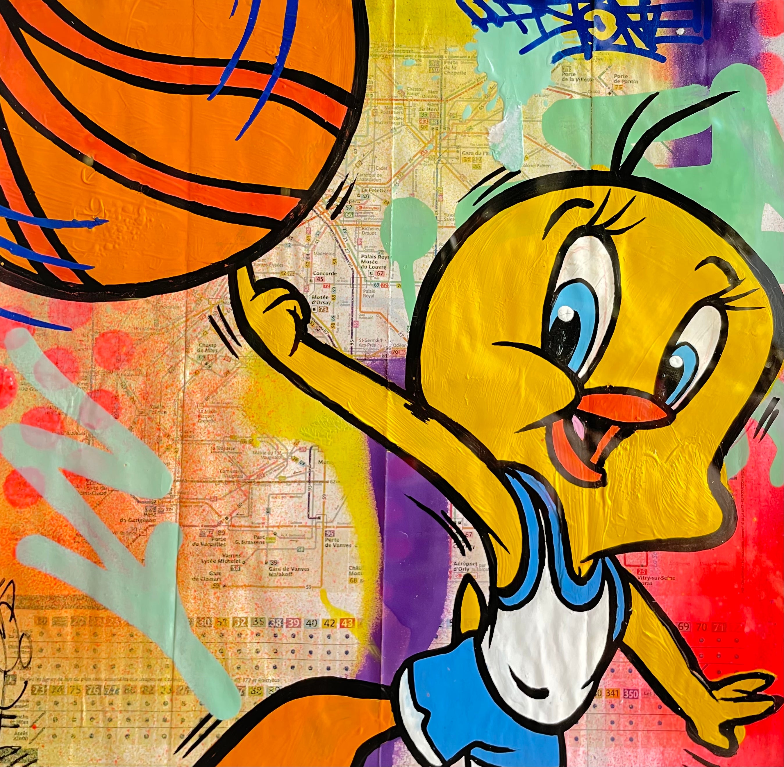 FAT- Petit Plan de métro Titi aux Jeux Olympiques