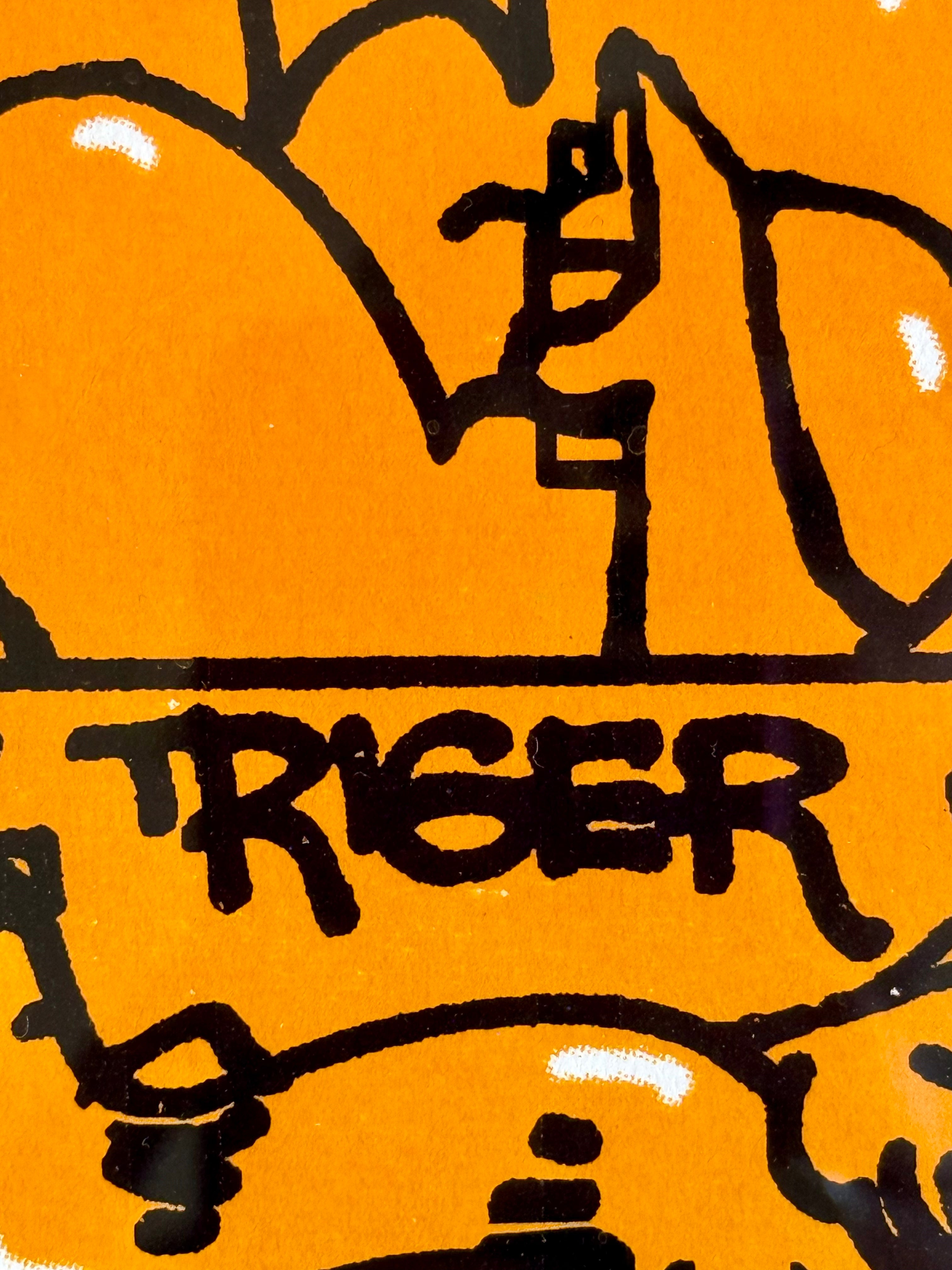 CHANOIR et DIZE Sérigraphie Used to be cats