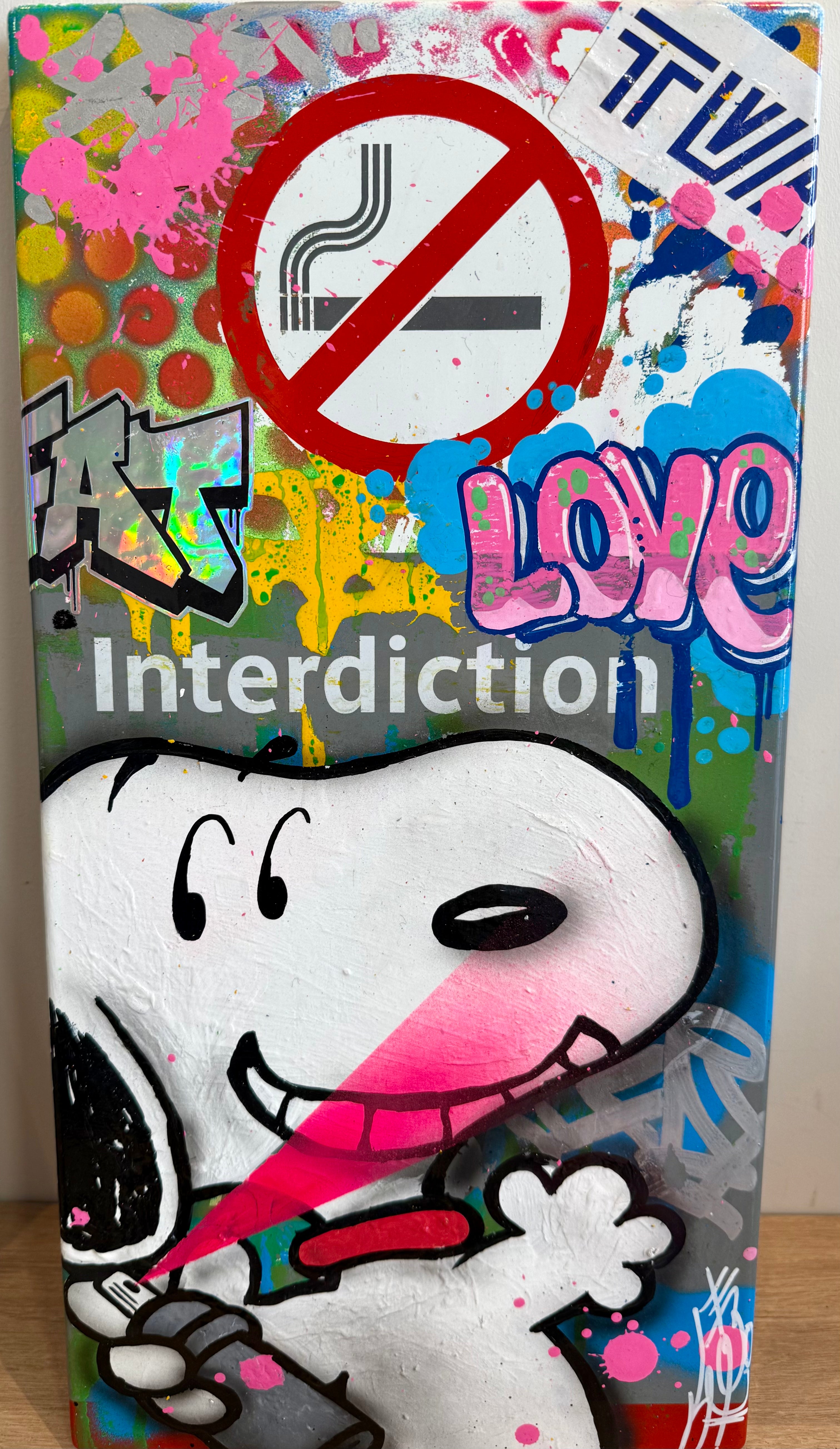 FAT Plaque de Métro Snoopy