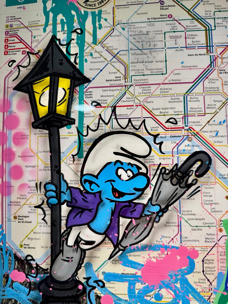 Plan de métro Schtrumph