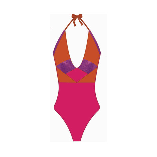 Maillots de bain DO PARIS Colette Fuchsia Orange
