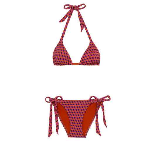 Maillots de bain DO PARIS Tiphaine cubes Groseille