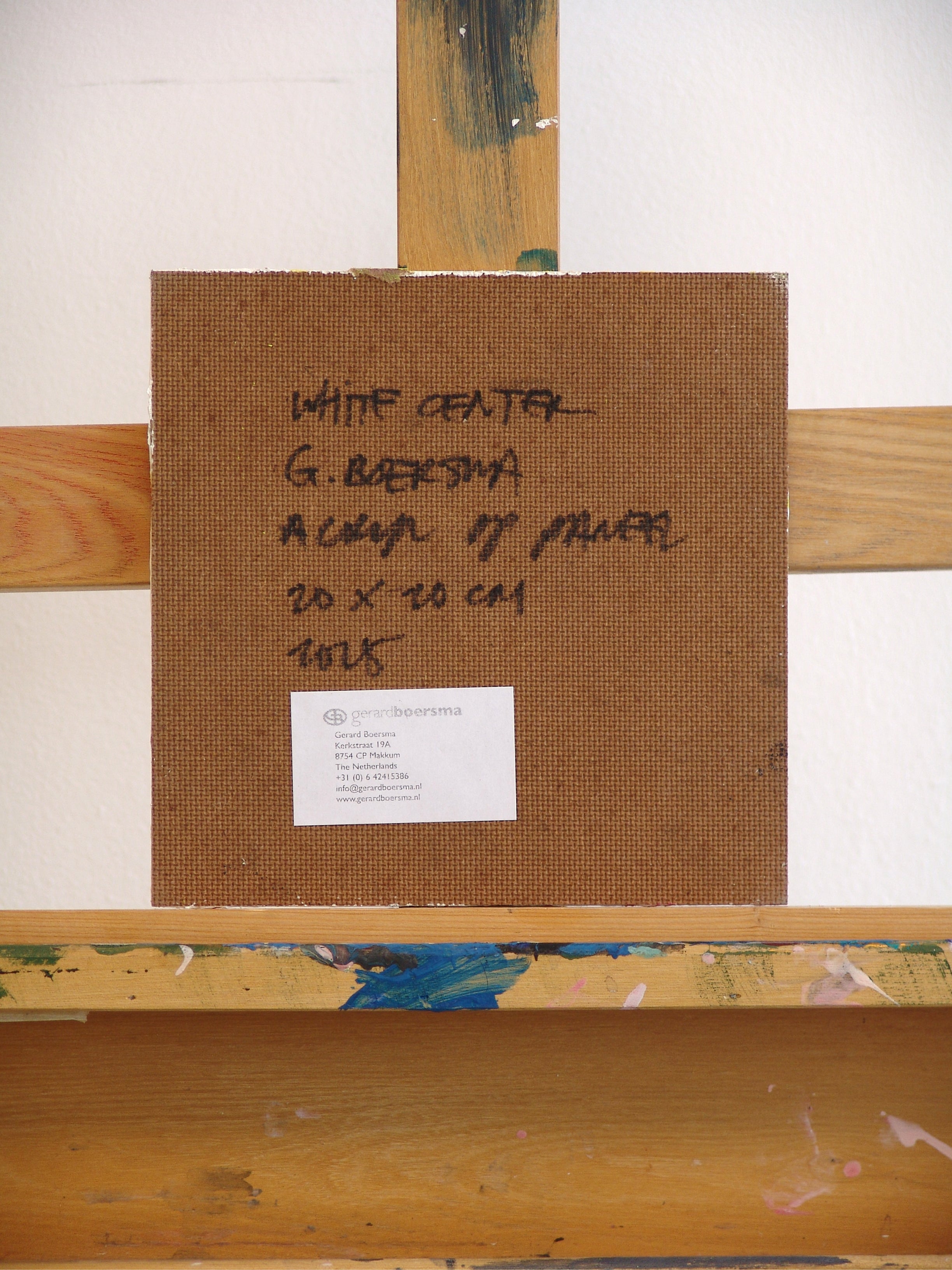 Gérard Boersma White Center Rothko