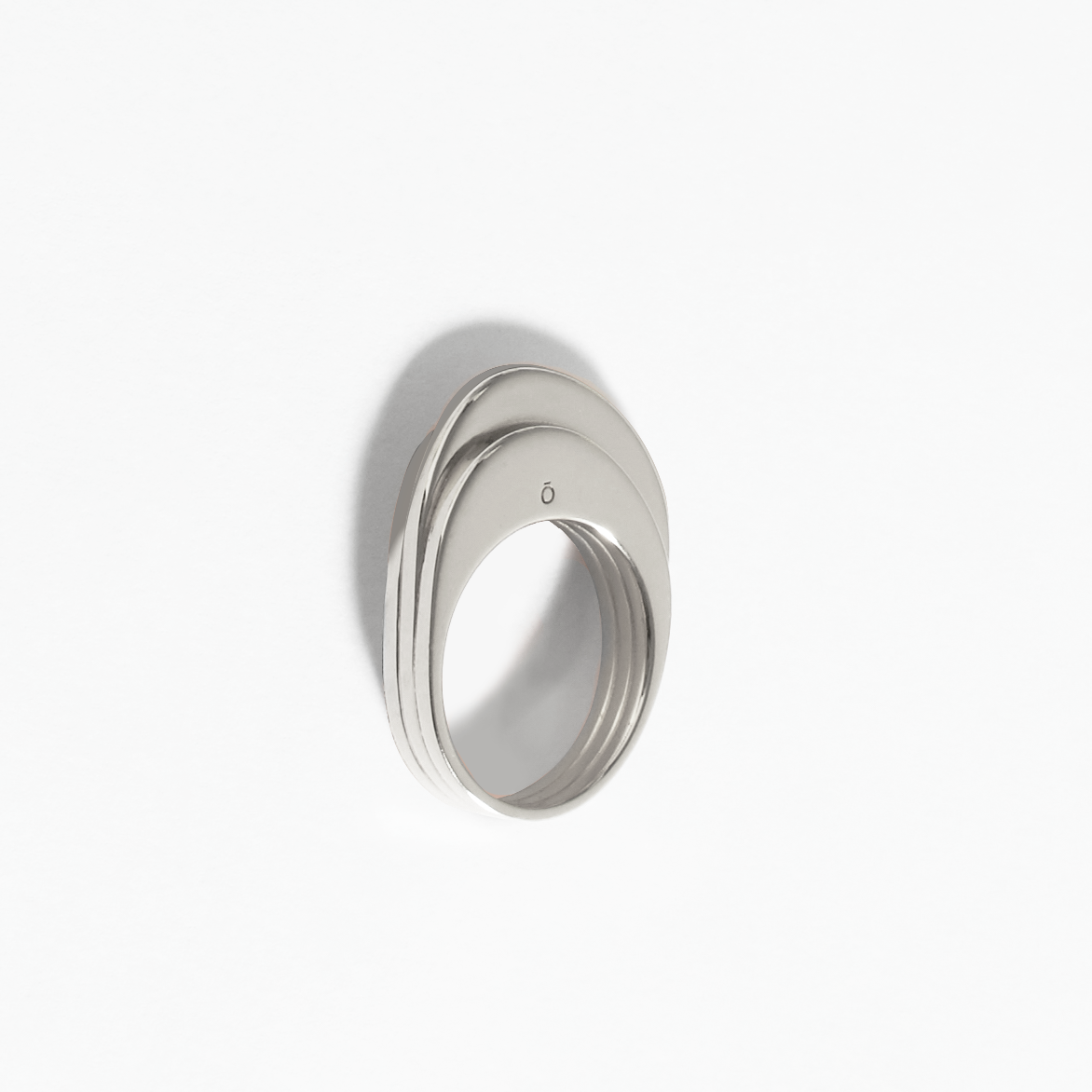 OKS - Bague Nami 3 anneaux Laiton Or Jaune ou Argent
