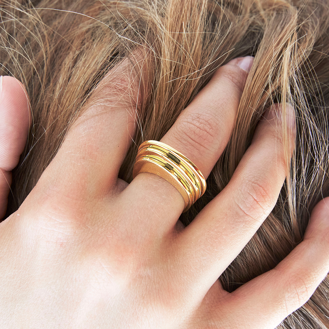OKS - Bague NAMI 5 anneaux