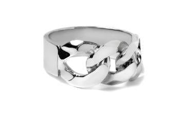 AC - Bague chaîne Gourmette
