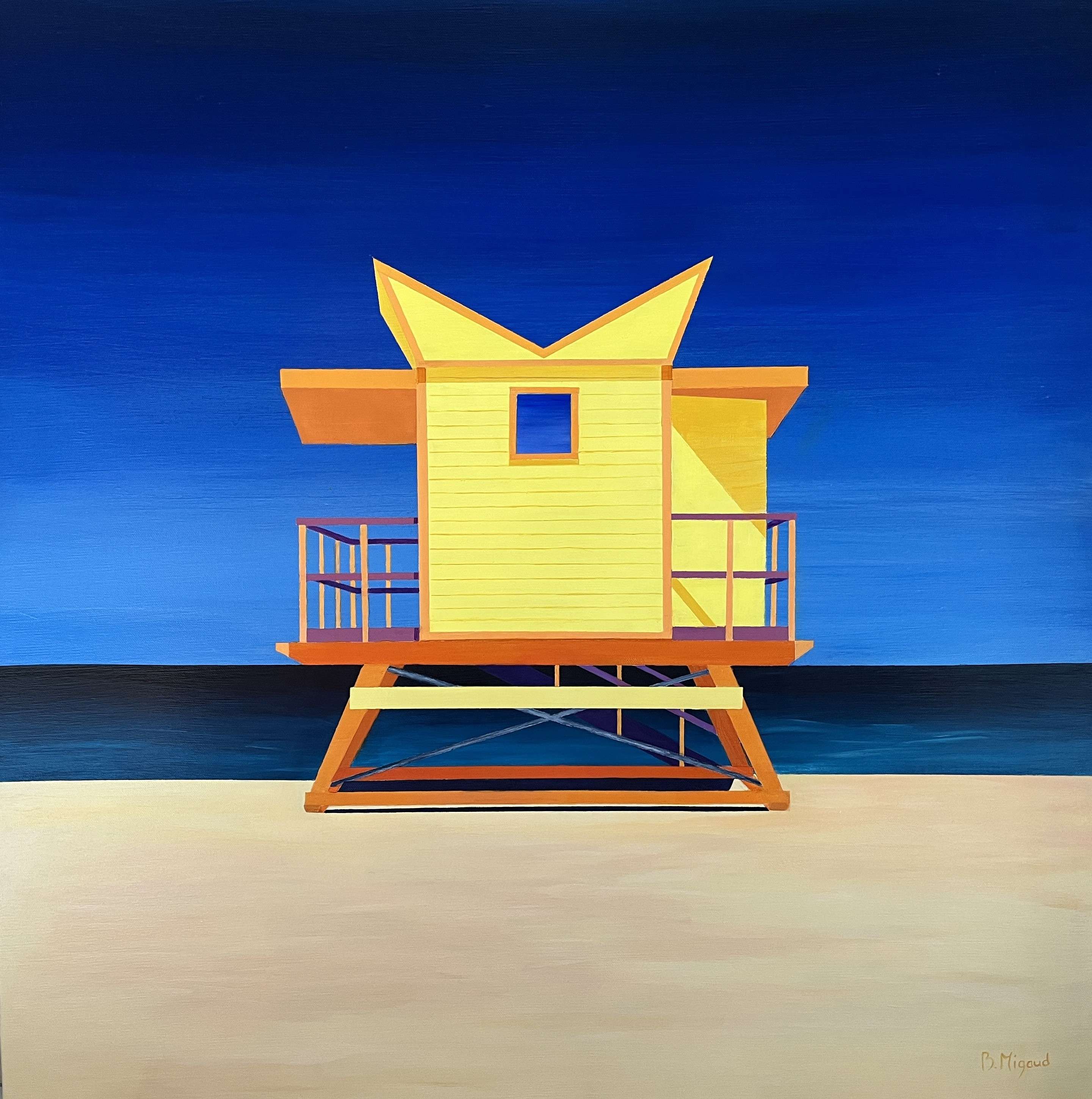 Béatrice Migaud - Cabane Miami jaune