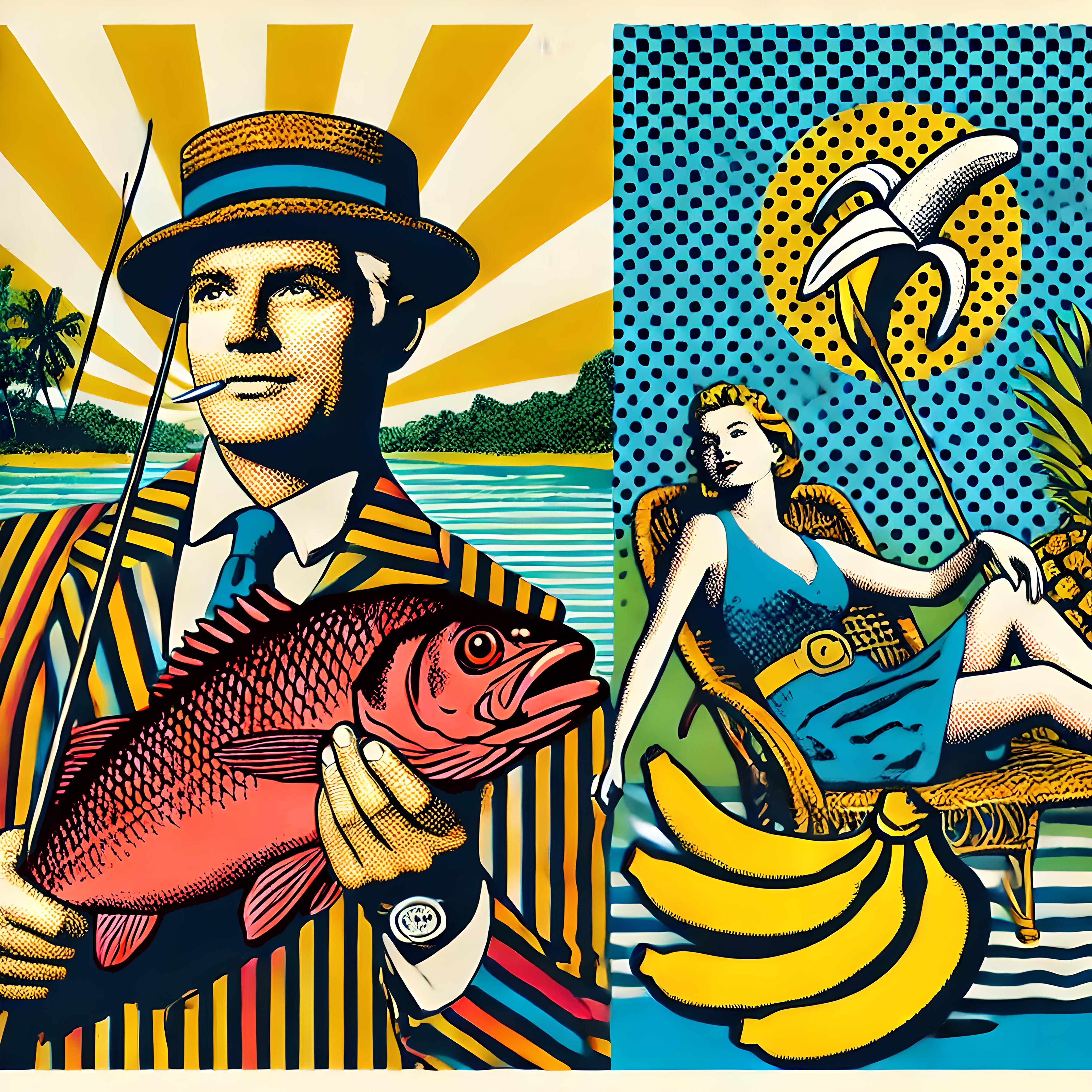 Maurice Renoma - POP IA e L'homme au chapeau