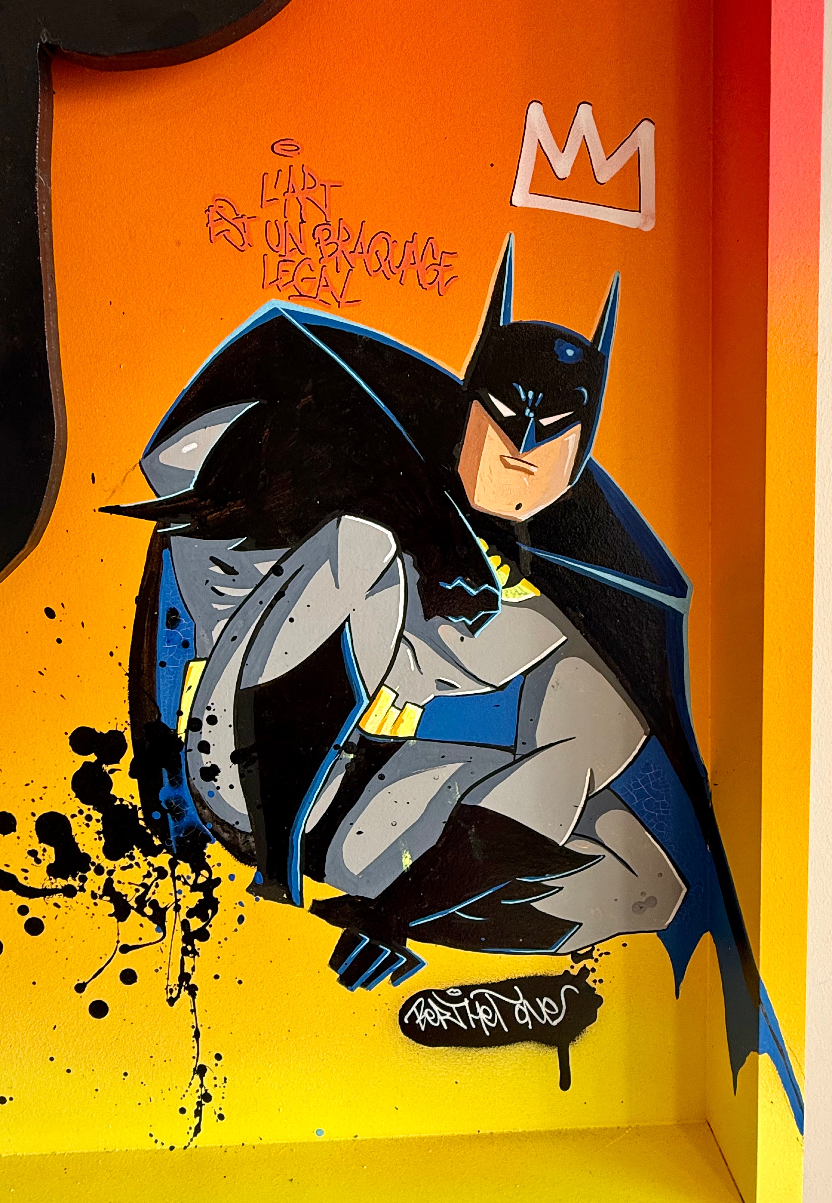 BERTHET ONE - Batman au lever du soleil