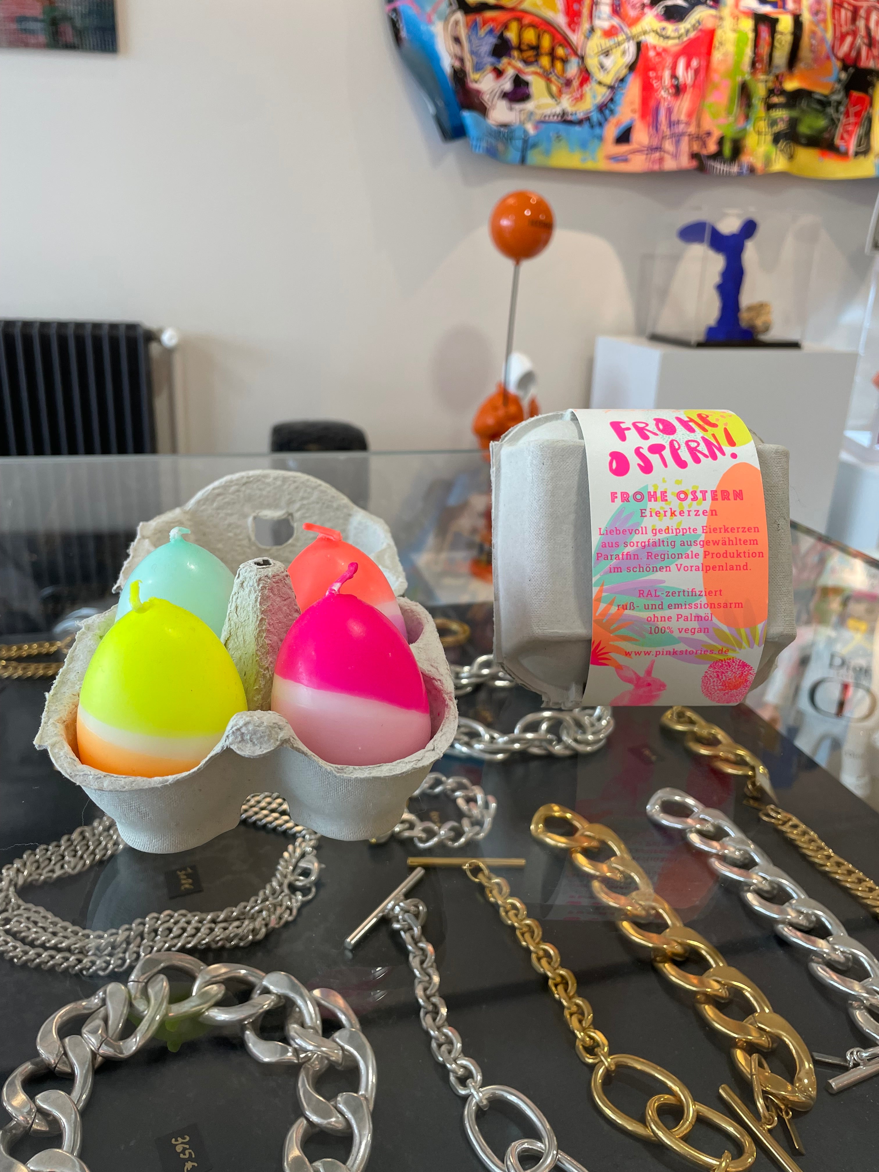 Pink Stories Dip Dye Eggs Quatuor