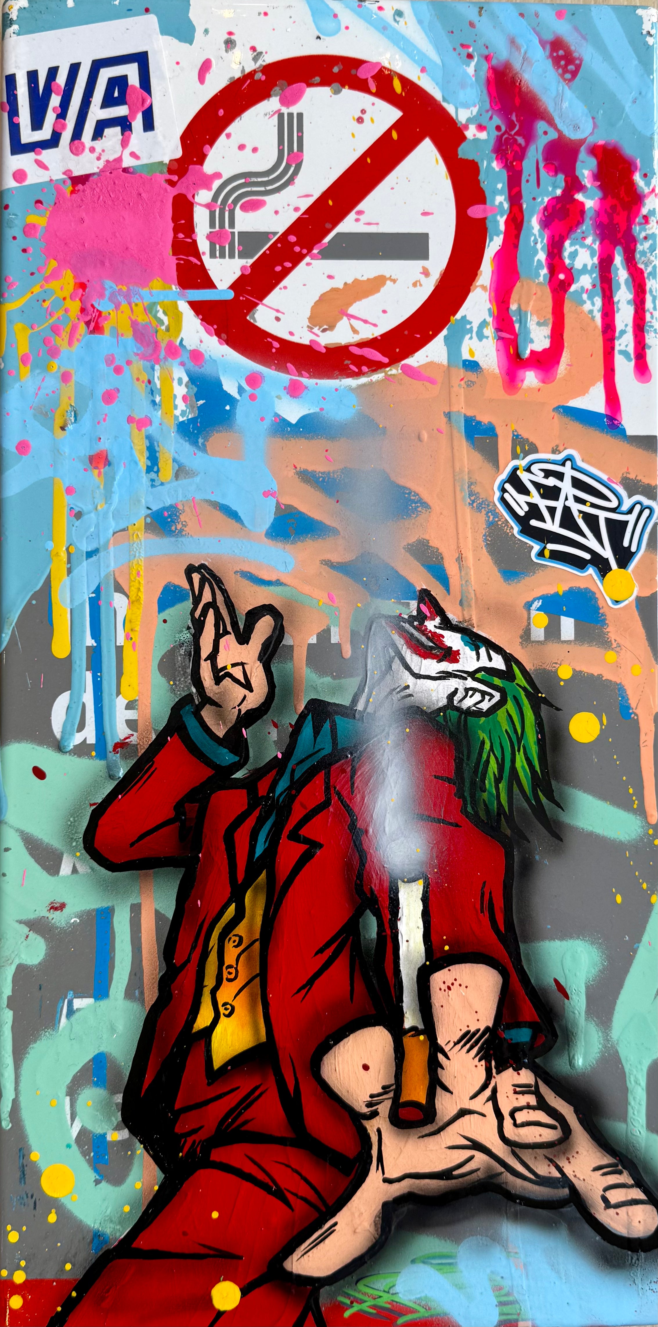 FAT Plaque de Métro JOKER