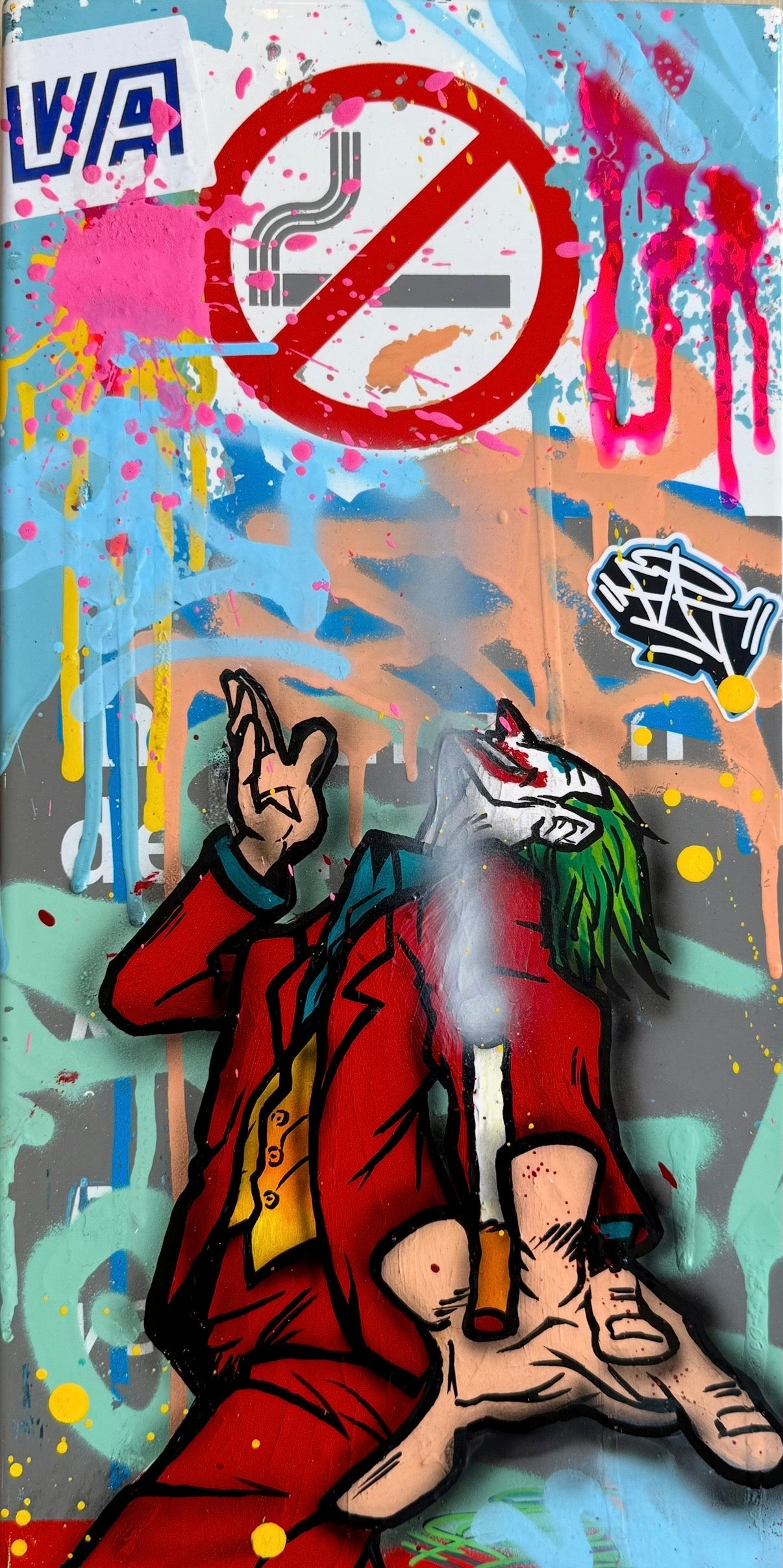 FAT Plaque de Métro JOKER