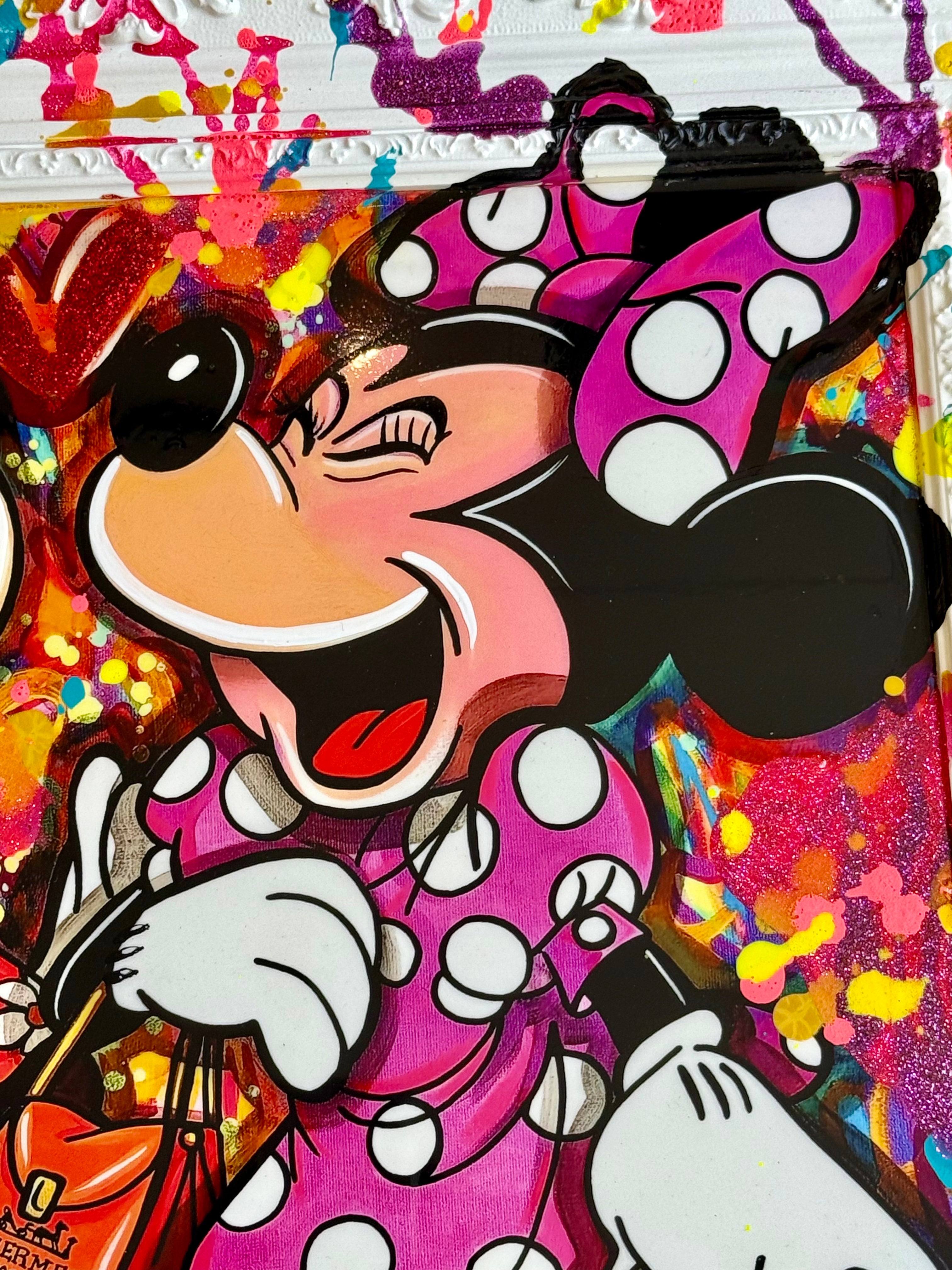 Eddy Vitalone Life is Champagne & shopping Mickey Minnie