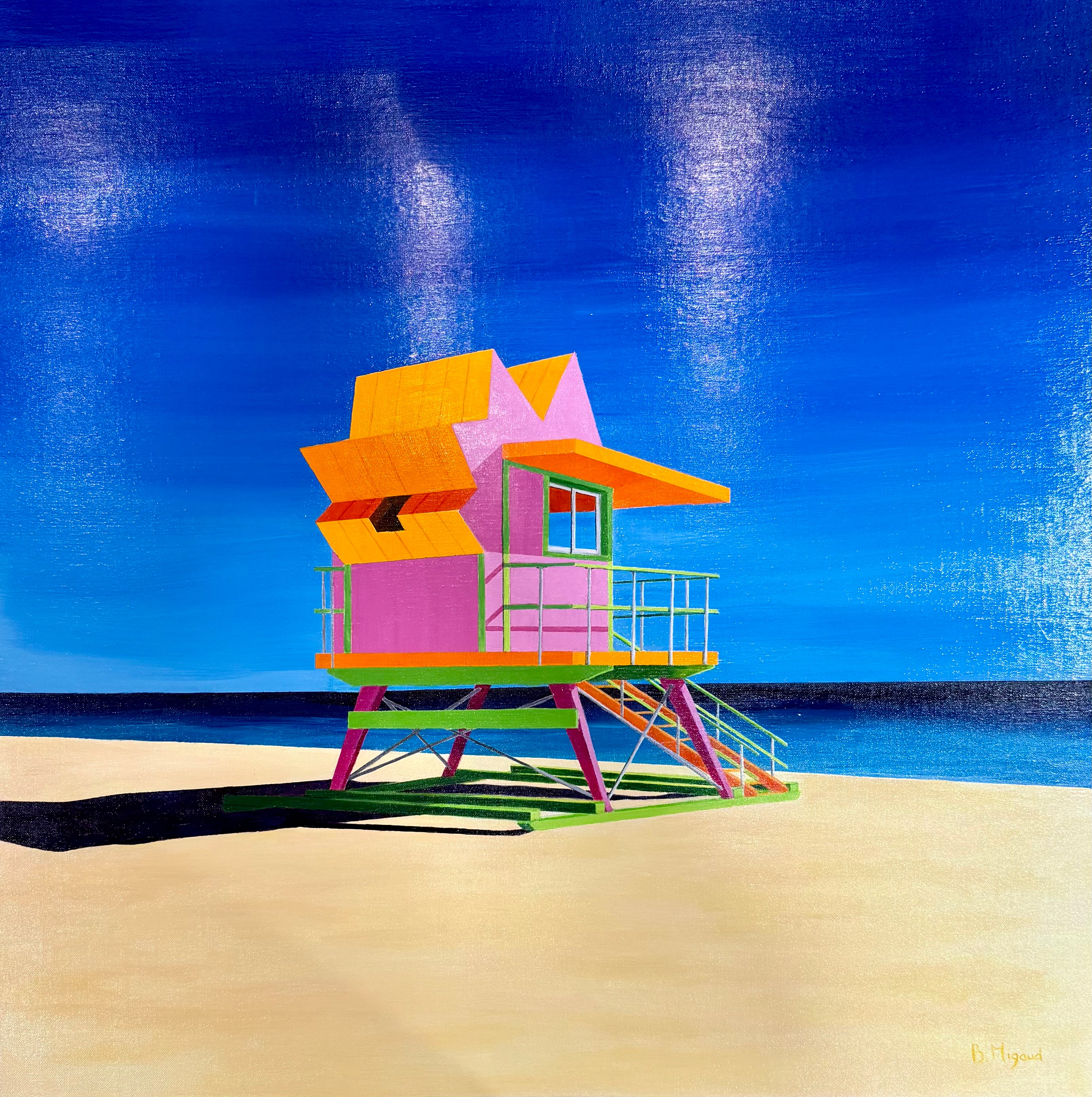 Béatrice Migaud - Cabane Miami orange