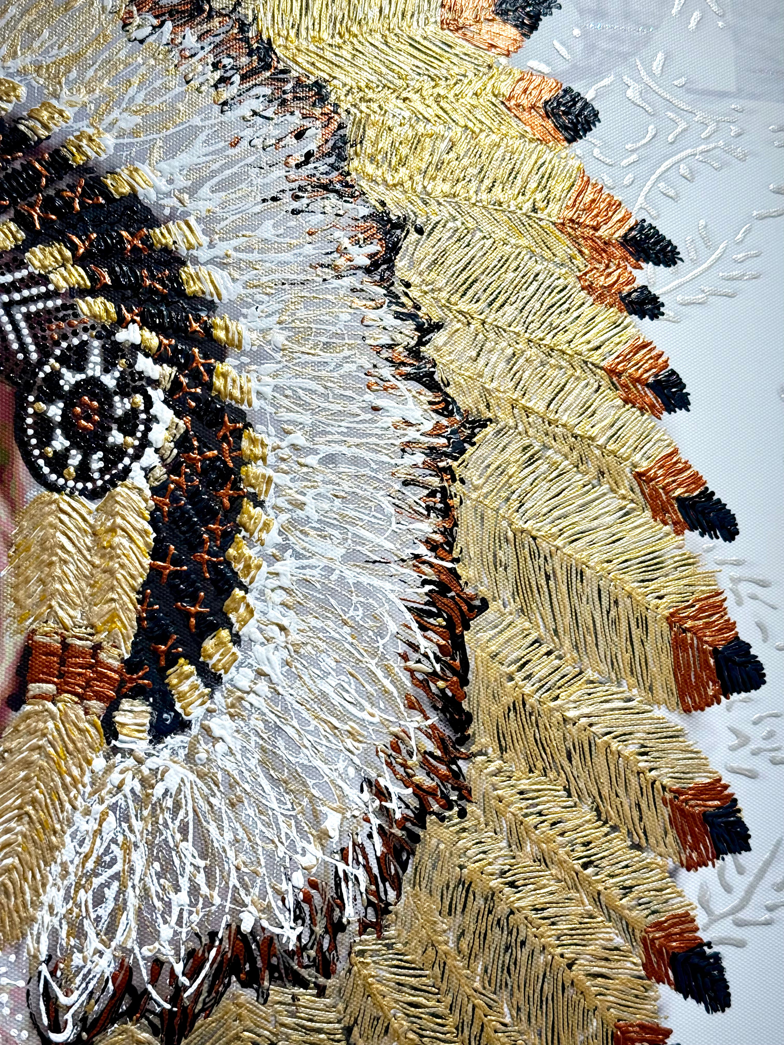 Pola 4.0 Toile Bazaar Coiffe amérindienne