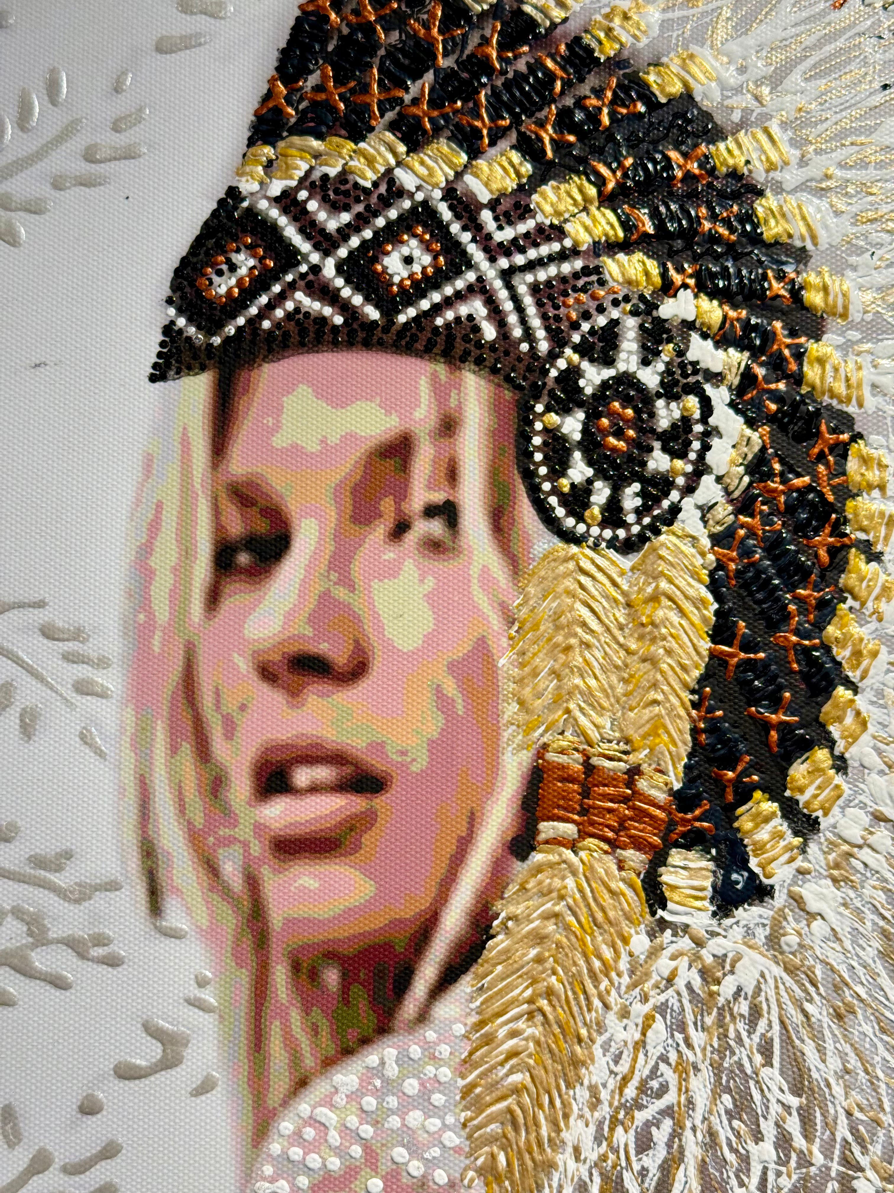 Pola 4.0 Toile Bazaar Coiffe amérindienne