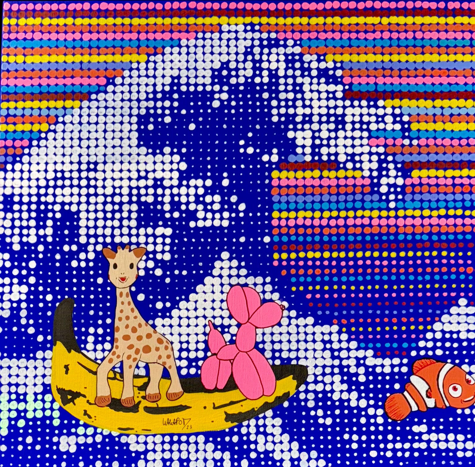 WAWAPOD Hokusai Koons