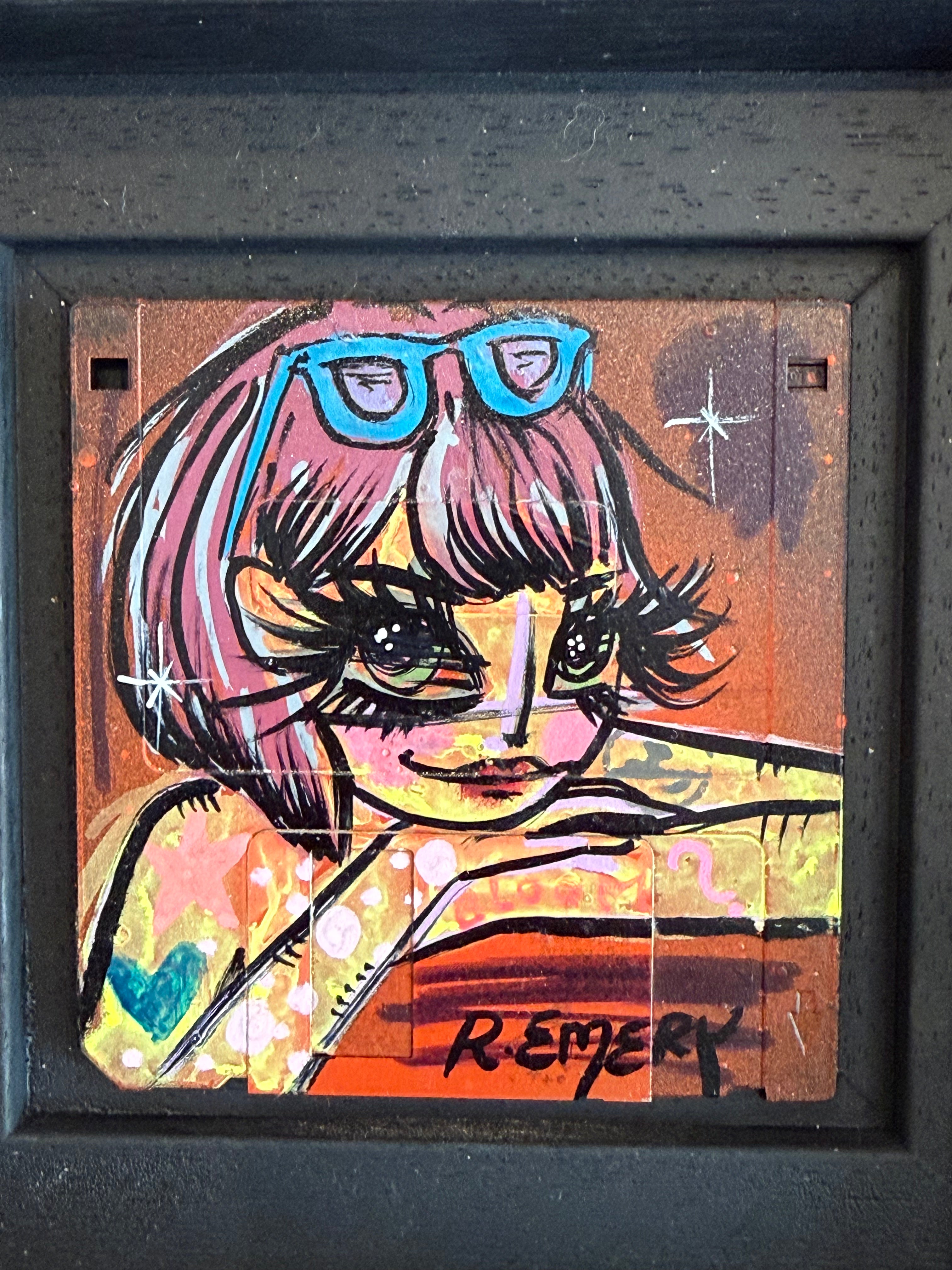 Raphaelle Emery - Disquette lunettes bleues