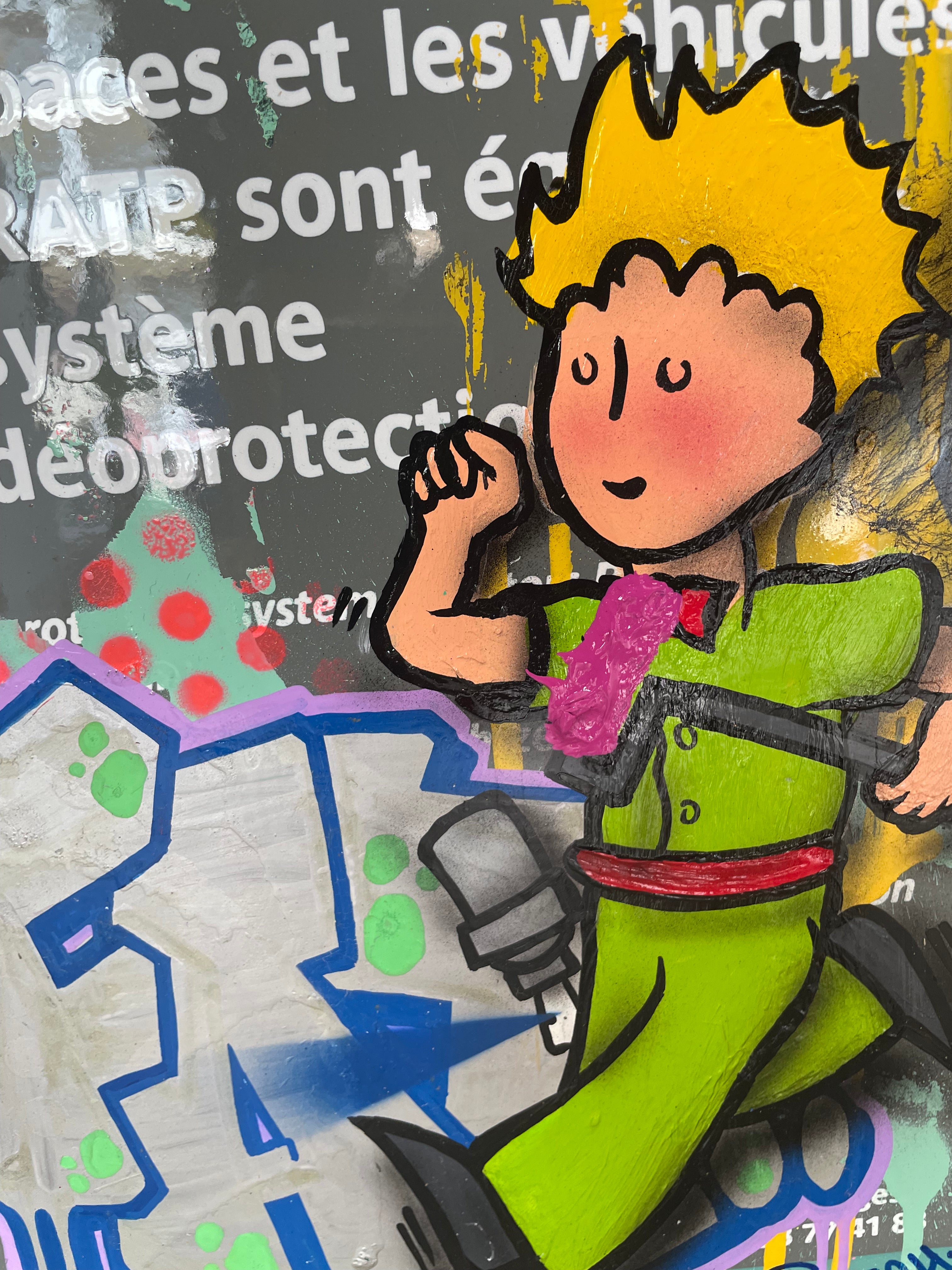 FAT Plaque de Métro Le petit prince