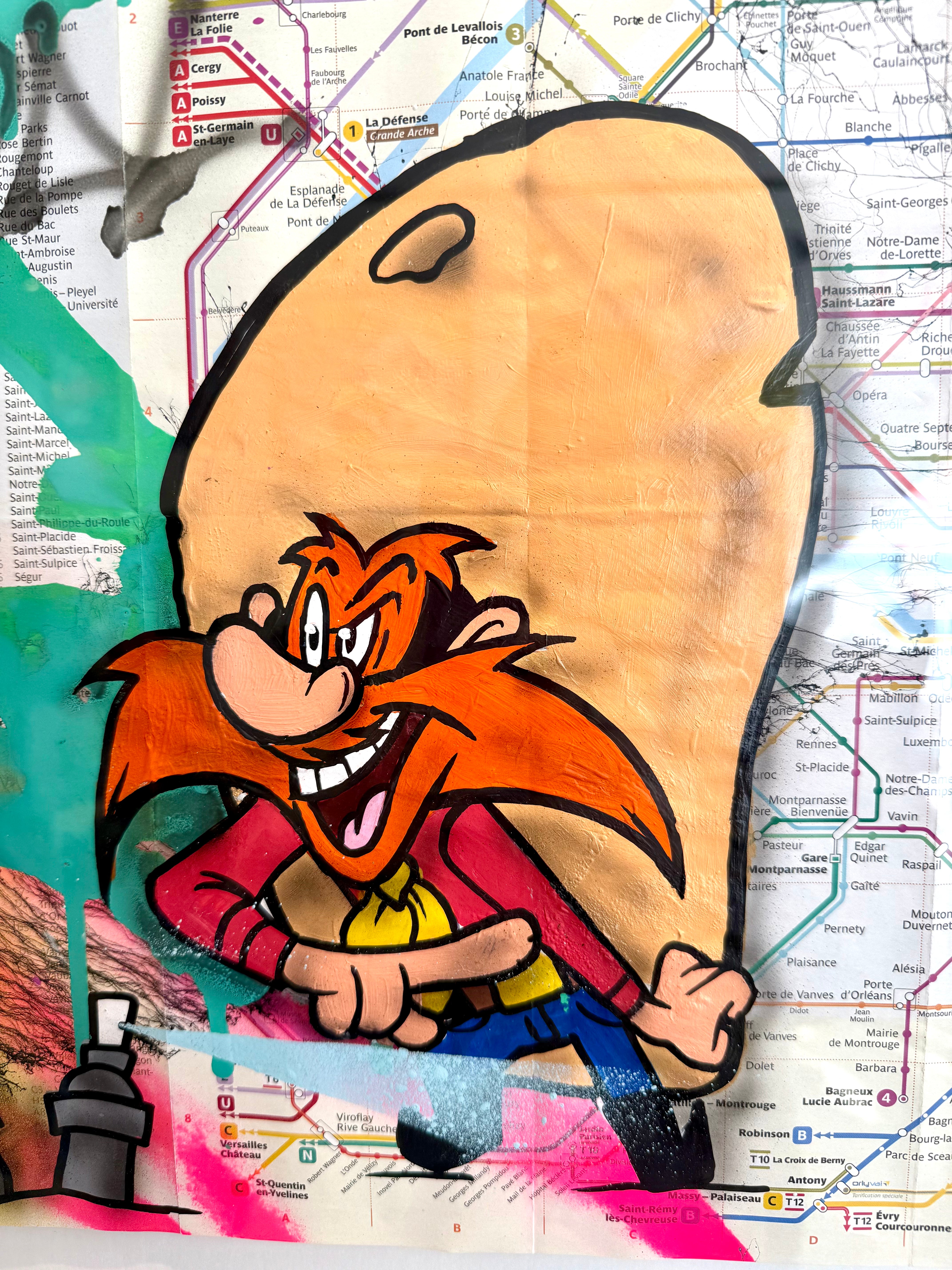 FAT- Plan de métro Yosemite Sam Bugs Bunny