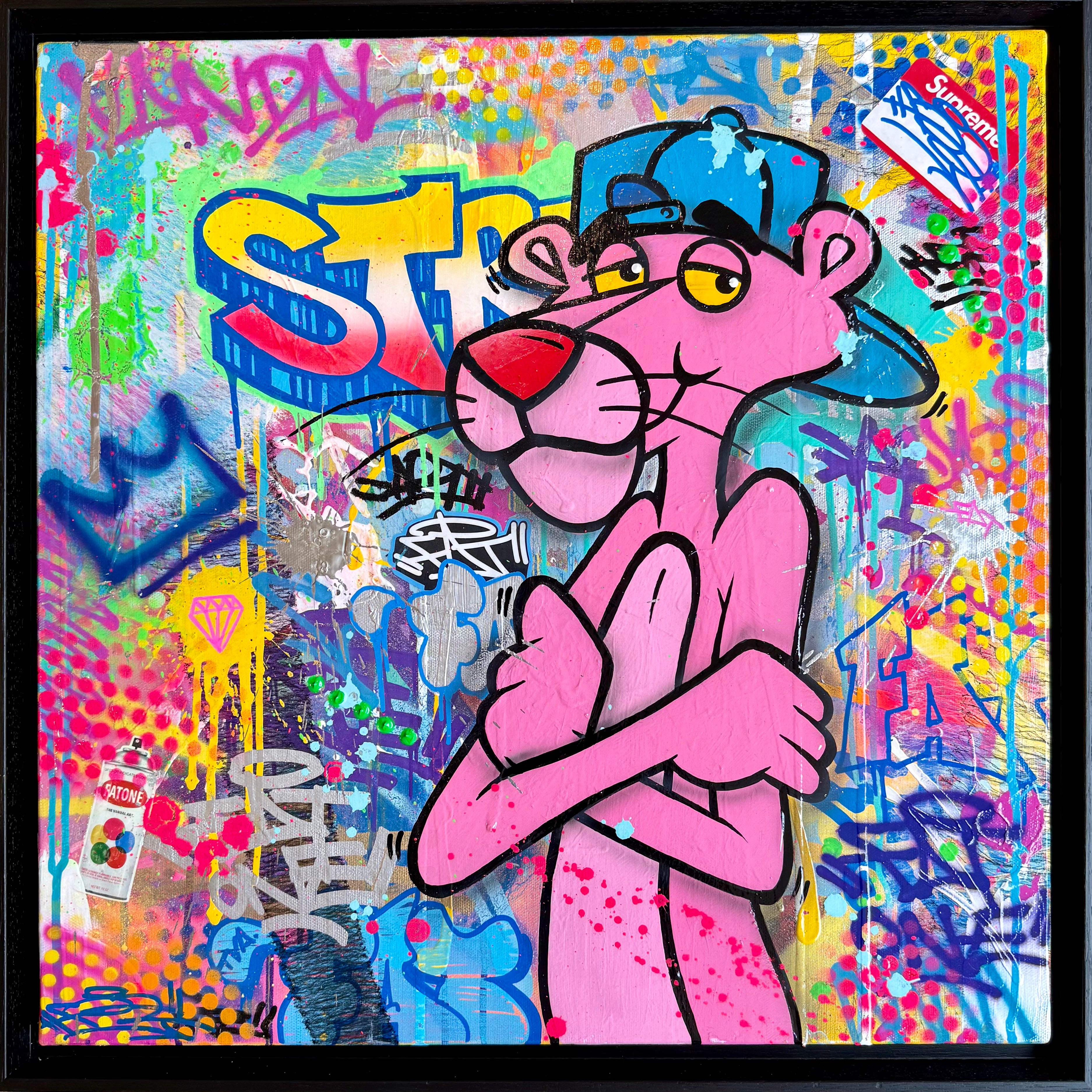 Fat - Peinture Panthère rose street