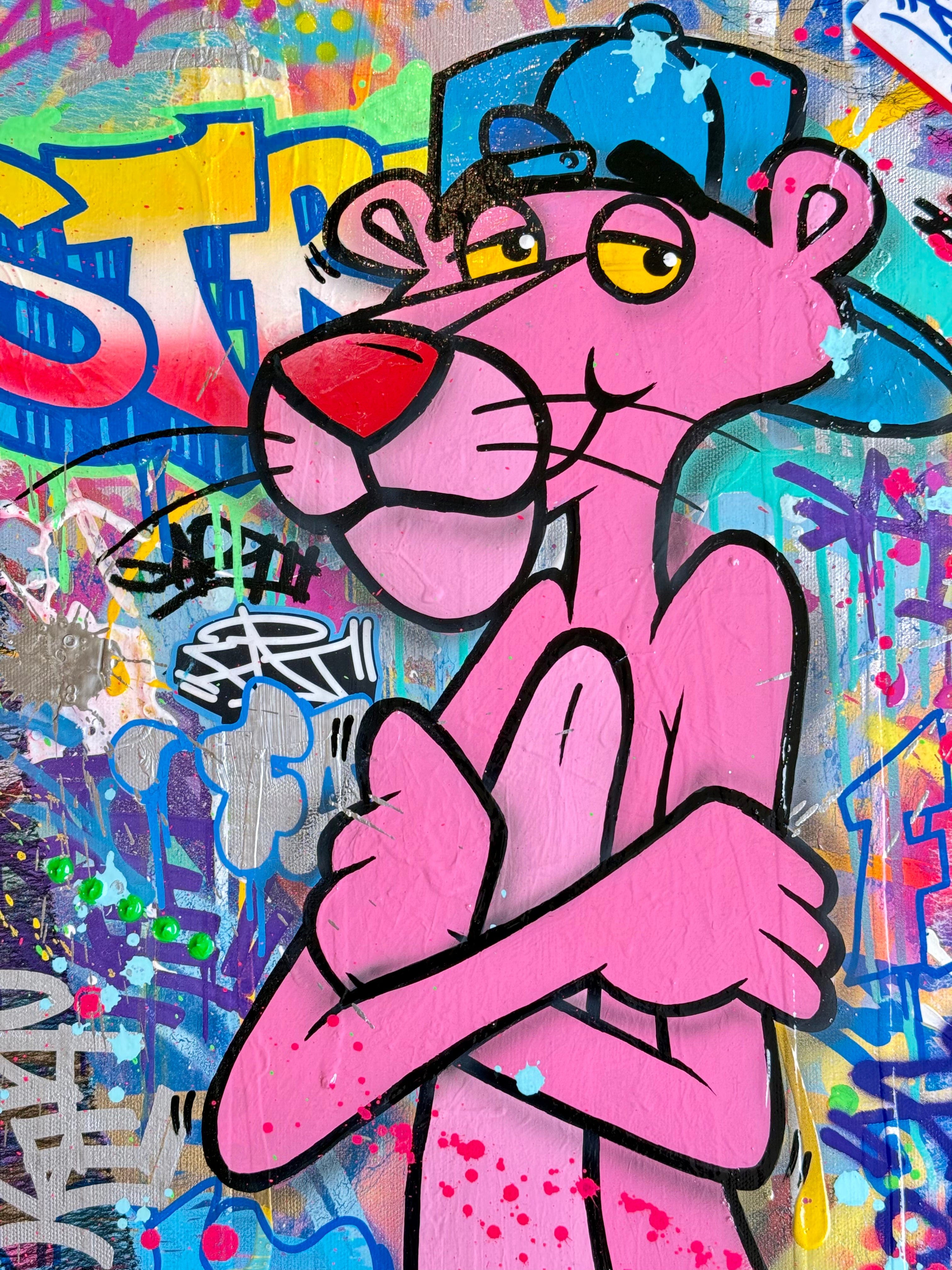 Fat - Peinture Panthère rose street