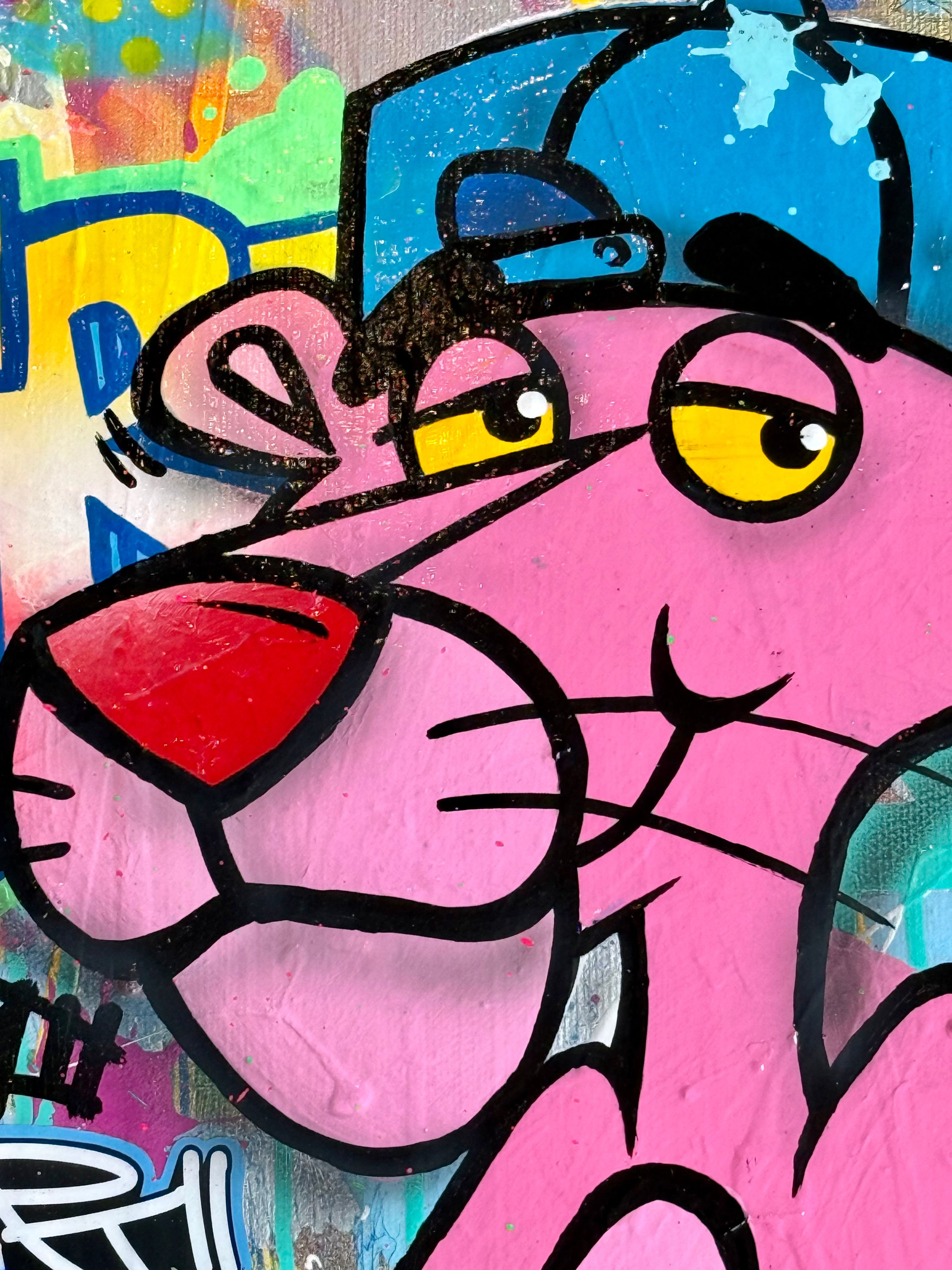Fat - Peinture Panthère rose street