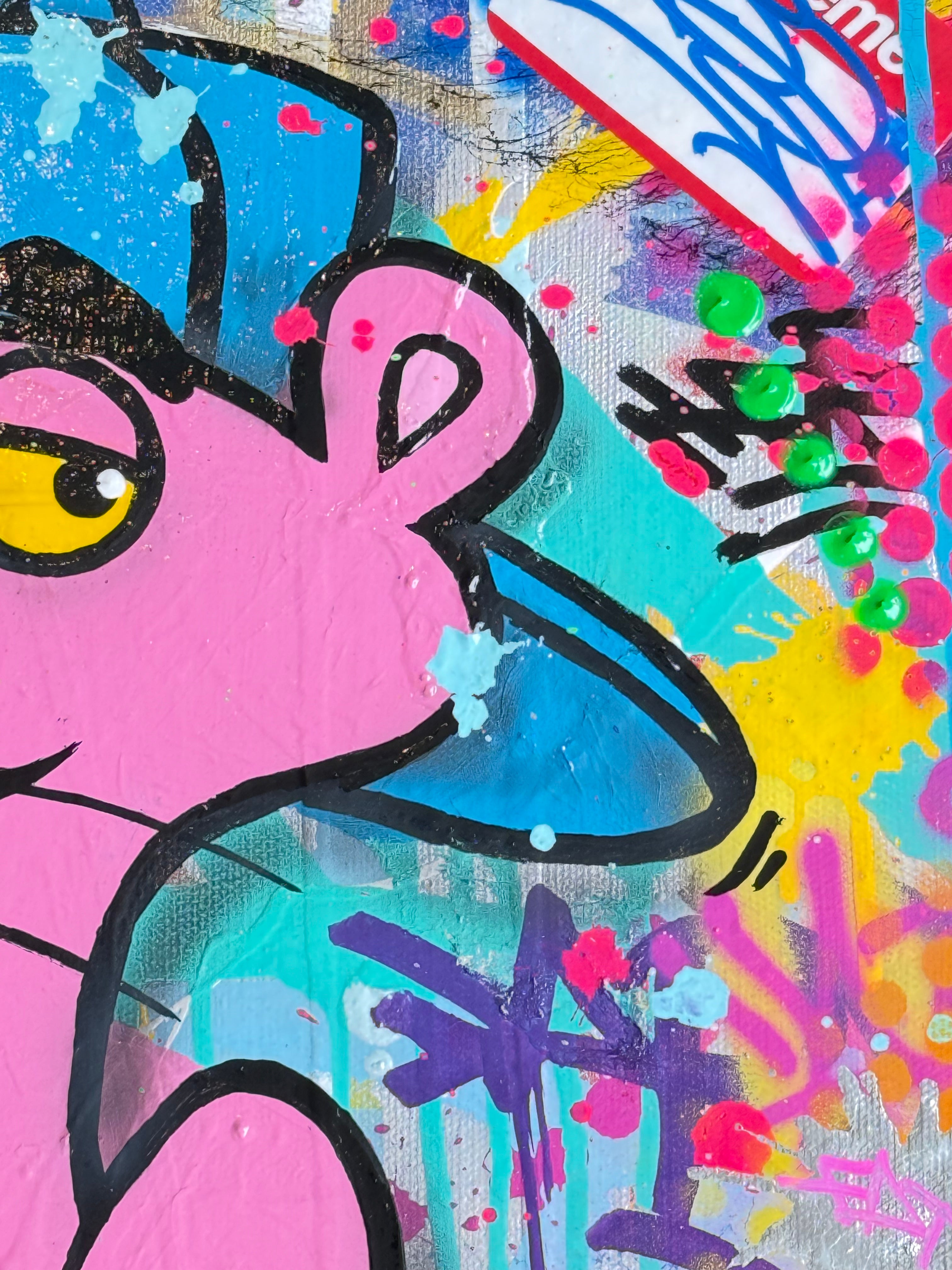 Fat - Peinture Panthère rose street
