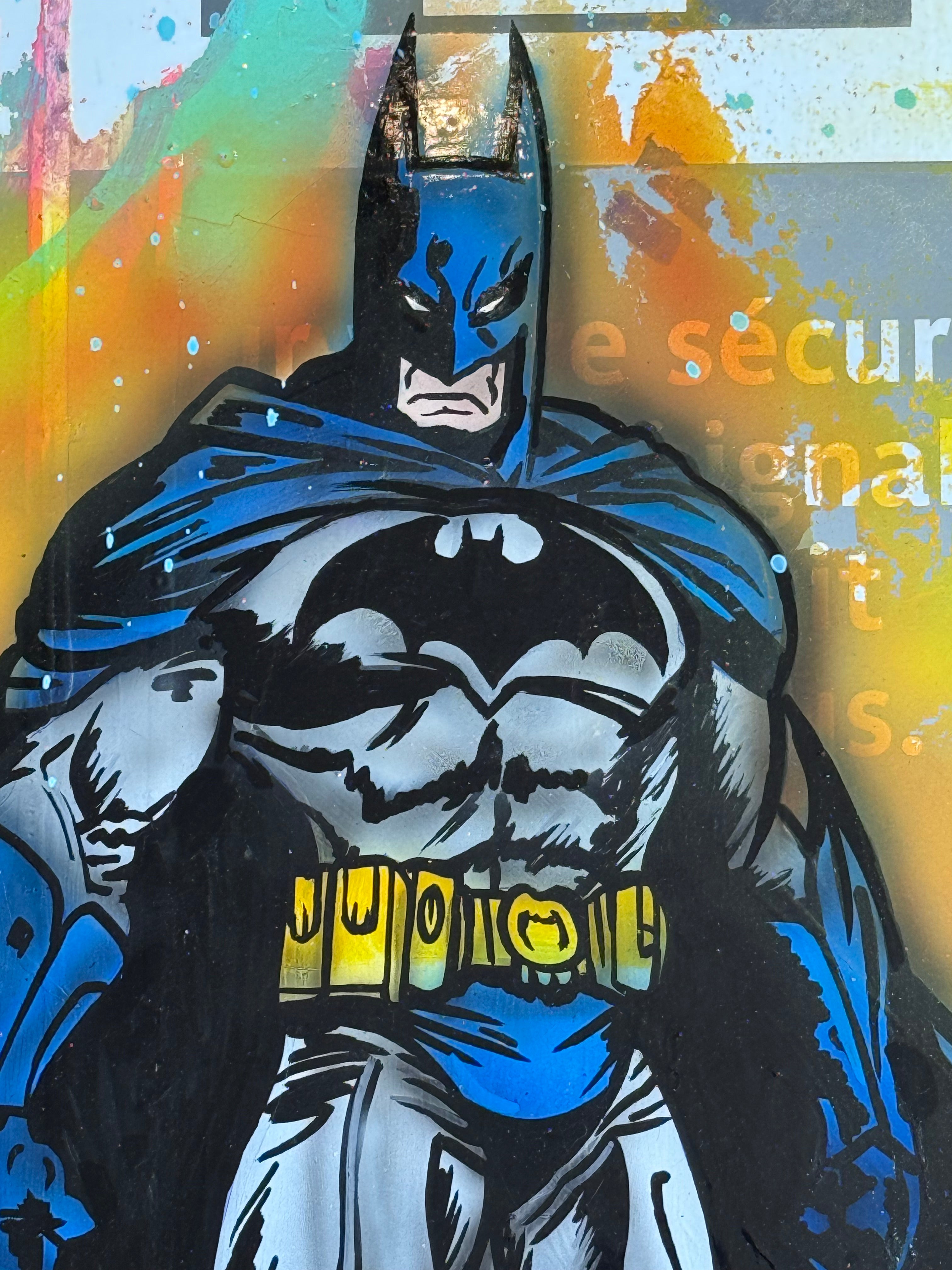 Fat - Plaque de métro FAT - BATMAN