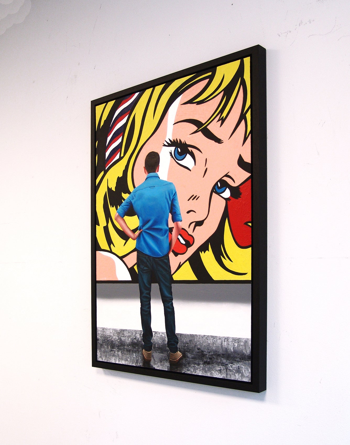 Gérard Boersma  Girl With Hair Ribbon  Lichtenstein