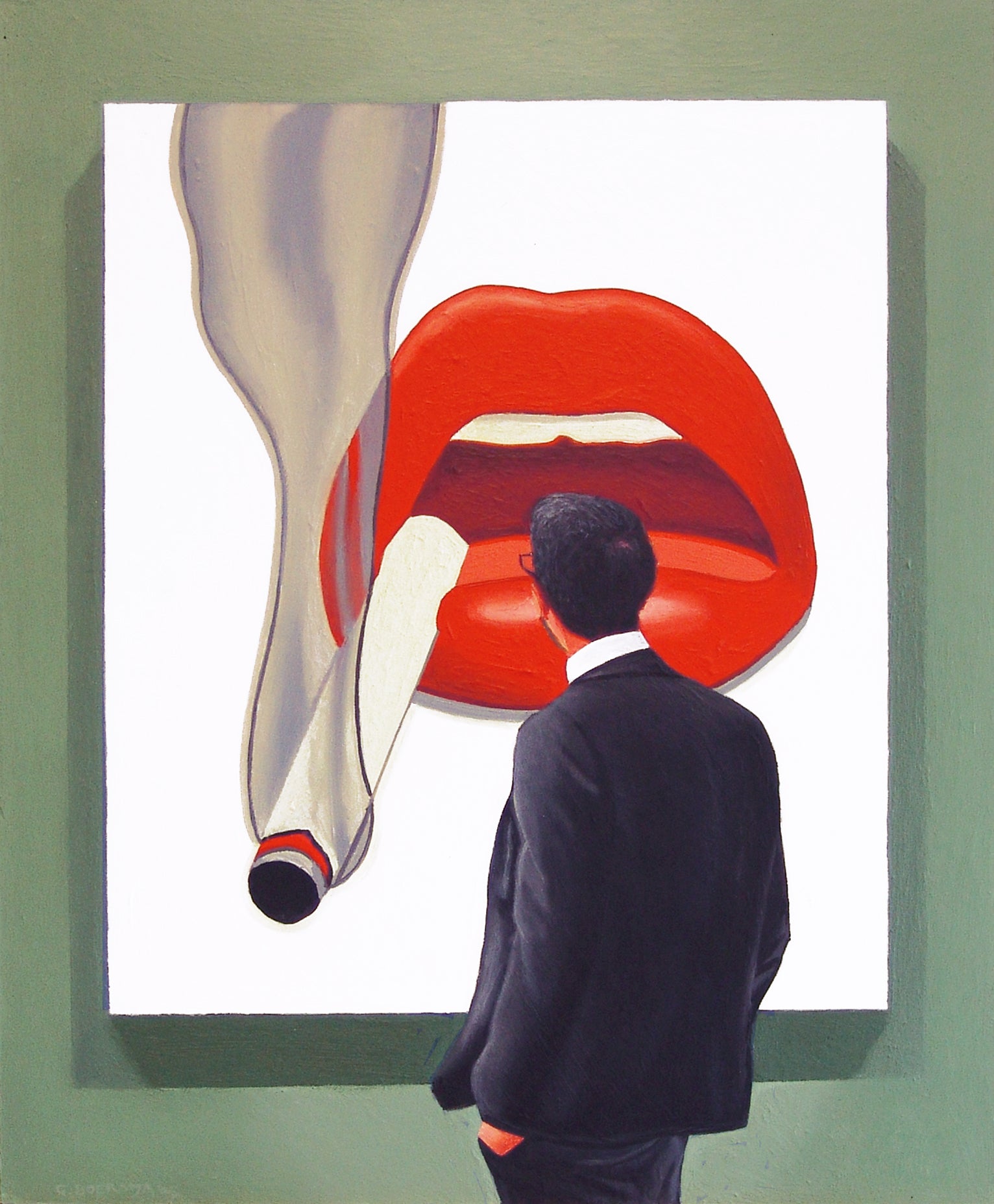 Gérard Boersma Un Homme devant Wesselman